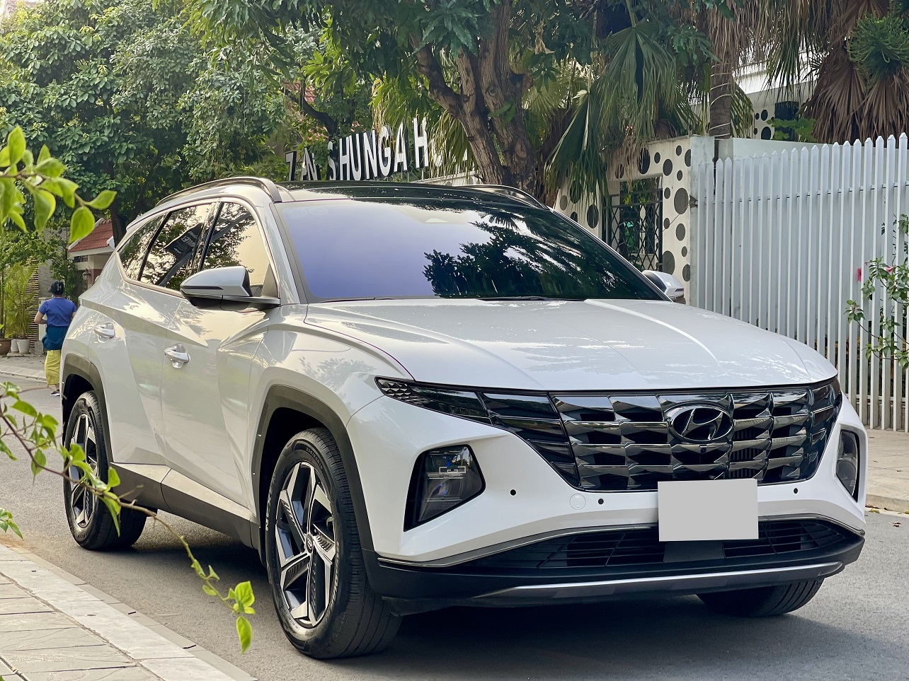 Hyundai Tucson 1.6AT Turbo 2022 màu trắng (Đã bán)