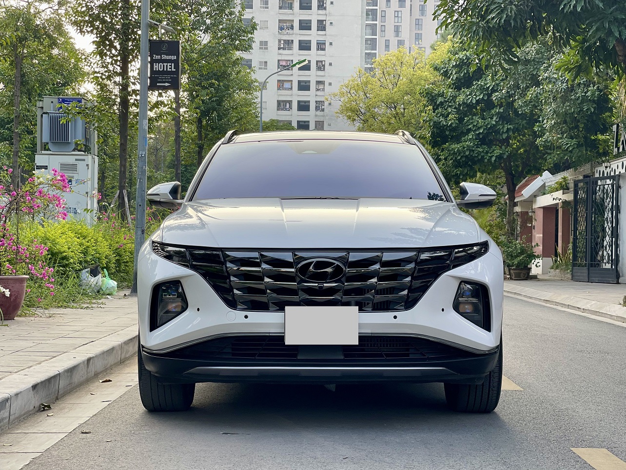 Hyundai Tucson 1.6AT Turbo 2022 màu trắng (Đã bán)