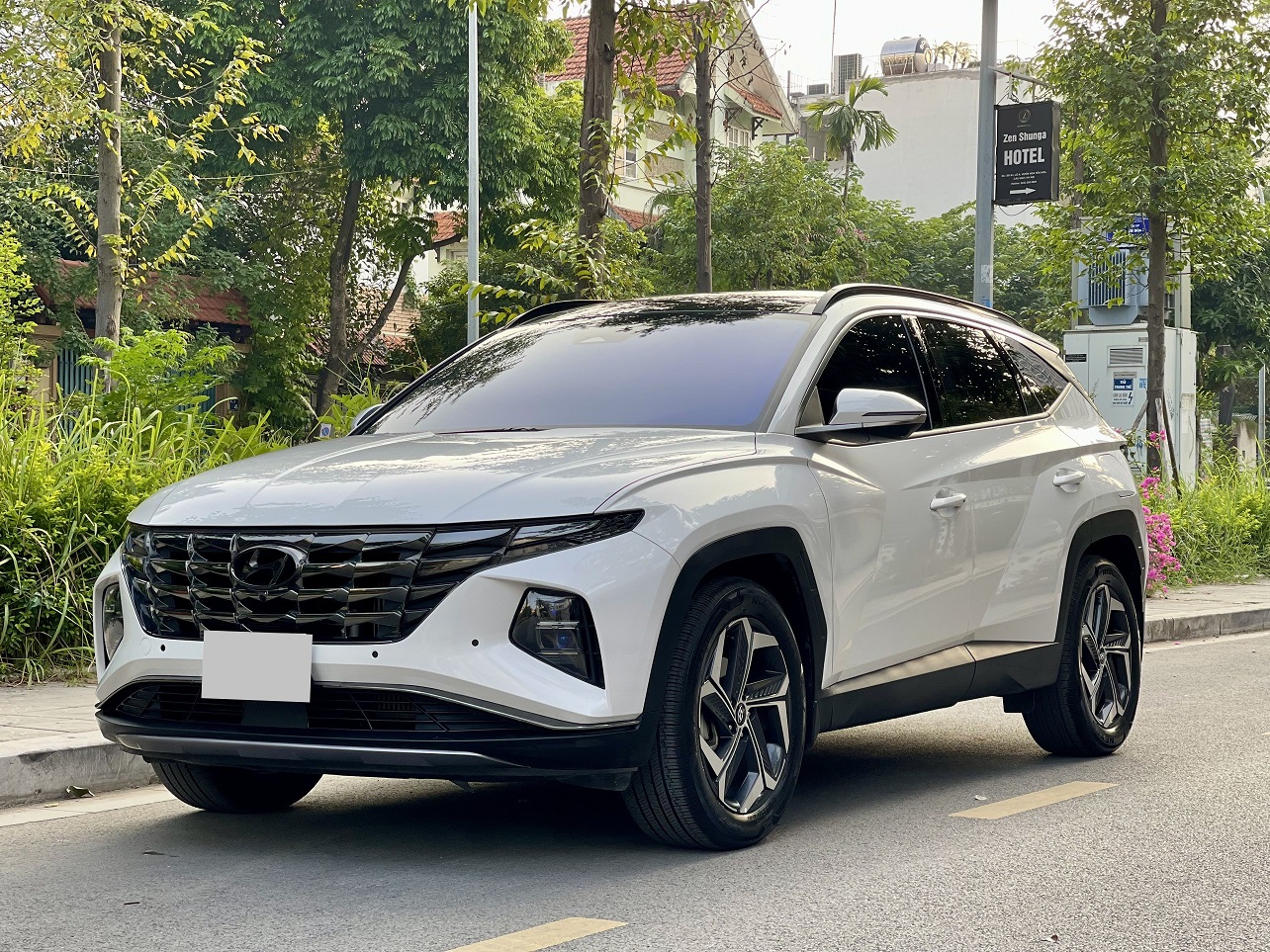 Hyundai Tucson 1.6AT Turbo 2022 màu trắng (Đã bán)