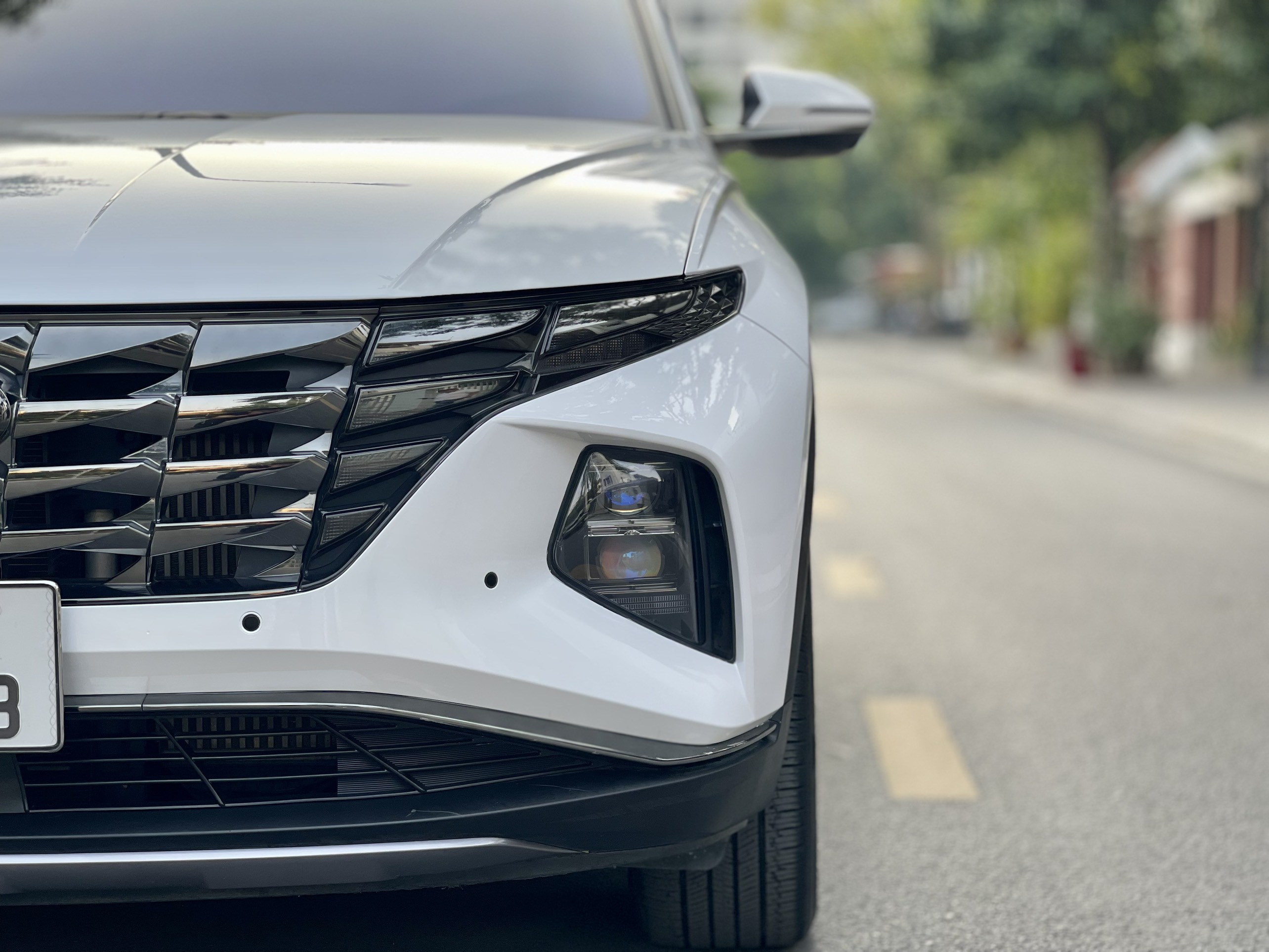 Hyundai Tucson 1.6AT Turbo 2022 màu trắng (Đã bán)