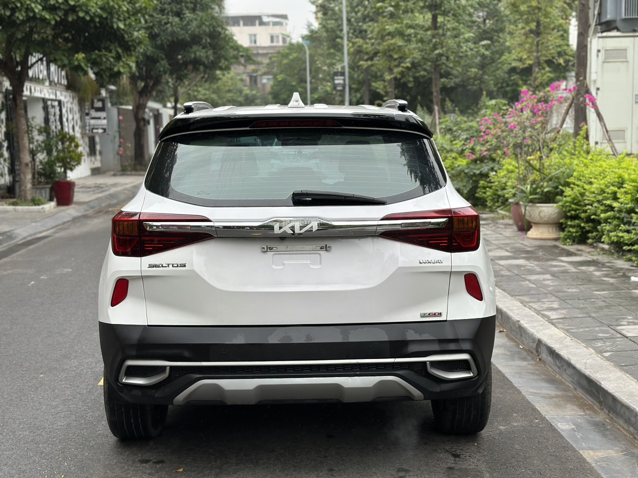 Kia Seltos 1.4 Luxury Turbo 2021 màu trắng (đã bán)