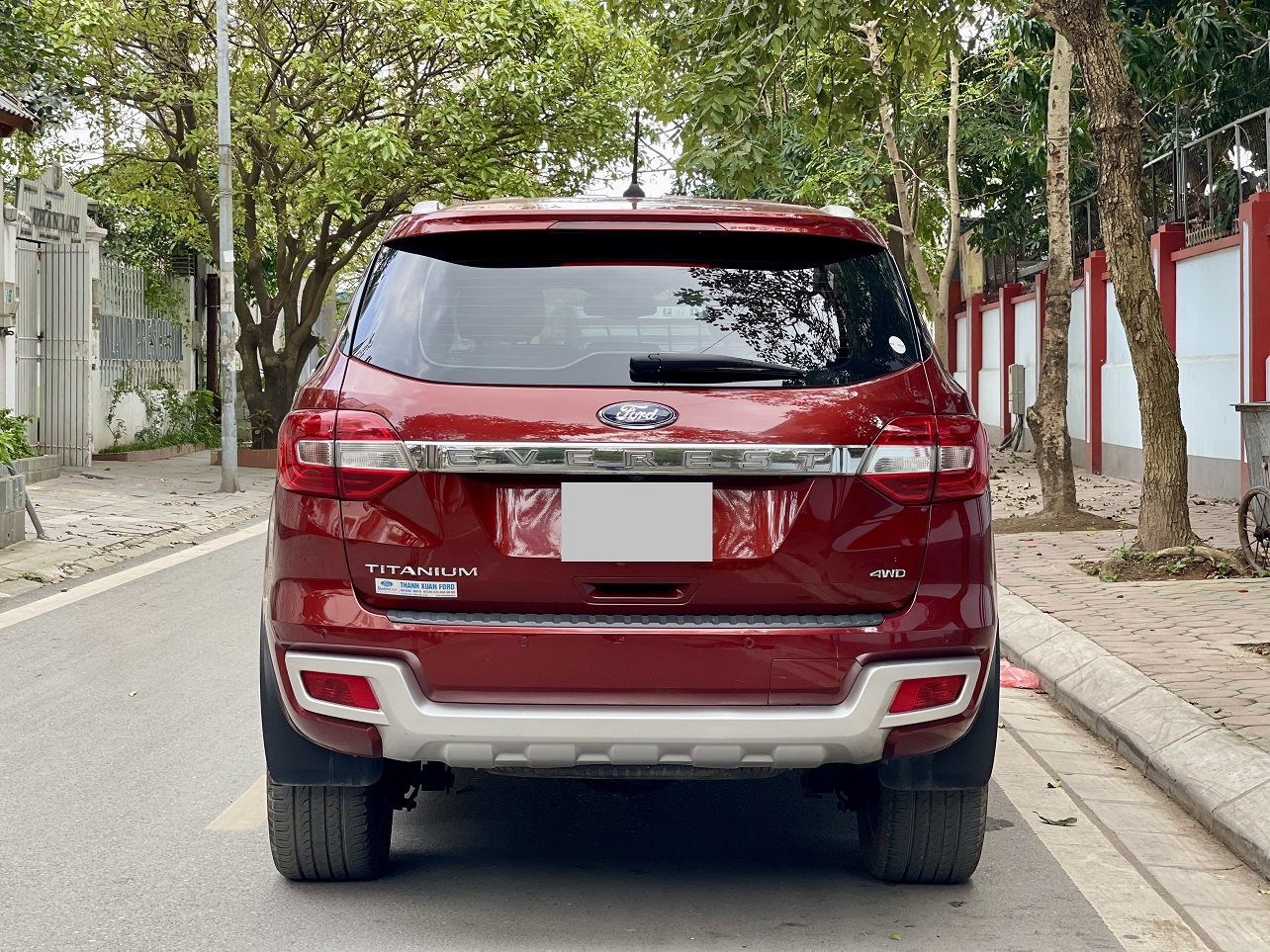 Ford Everest Titanium 4x4 2019 màu đỏ (đã bán)
