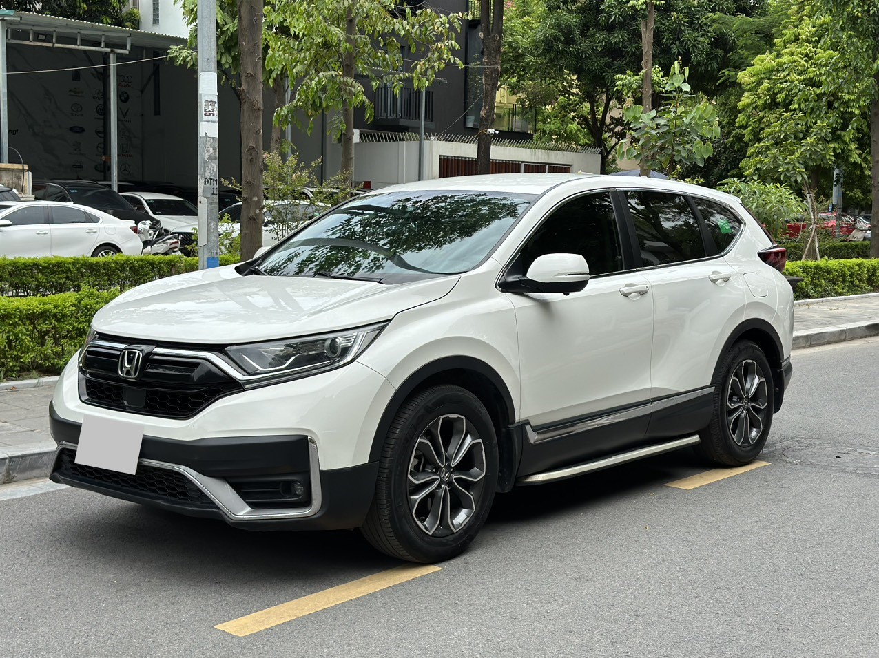 Honda CRV E 1.5 AT Sensing 2021 màu trắng (đã bán)