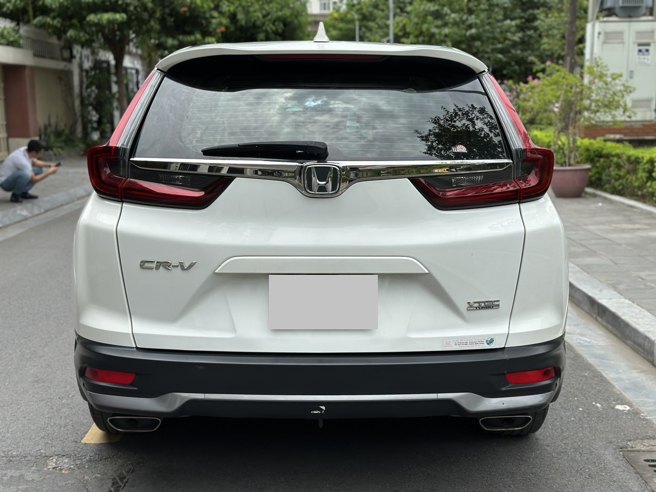 Honda CRV E 1.5 AT Sensing 2021 màu trắng (đã bán)
