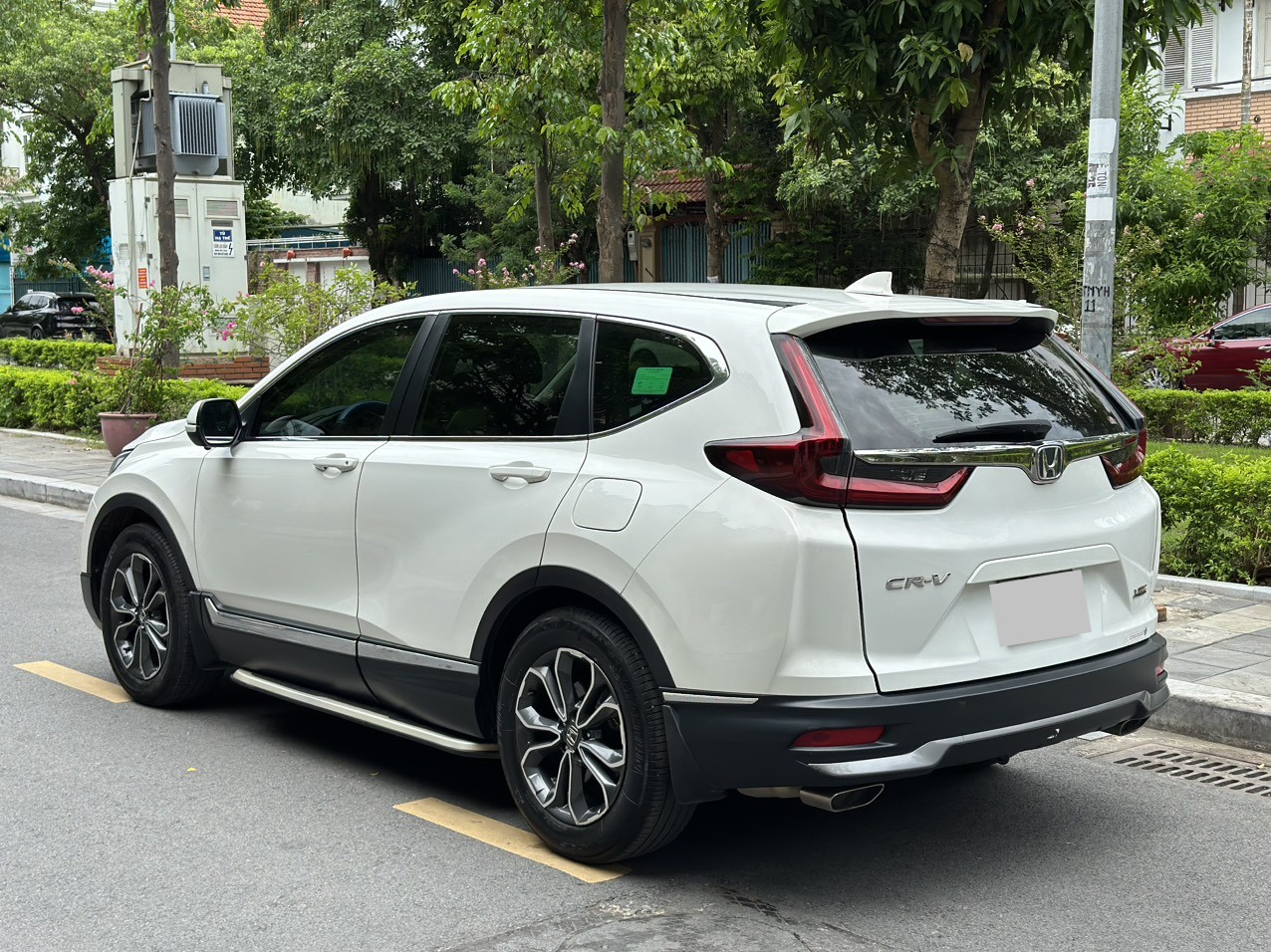 Honda CRV E 1.5 AT Sensing 2021 màu trắng (đã bán)