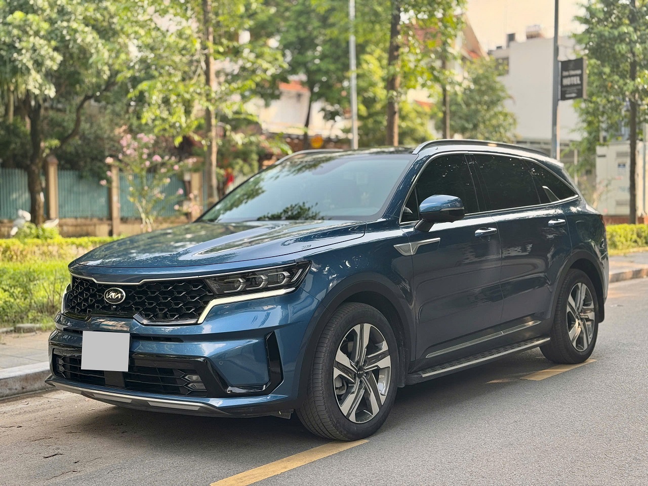 Kia Sorento 2.2AT Signature Diesel 2021 màu xanh (đã bán)