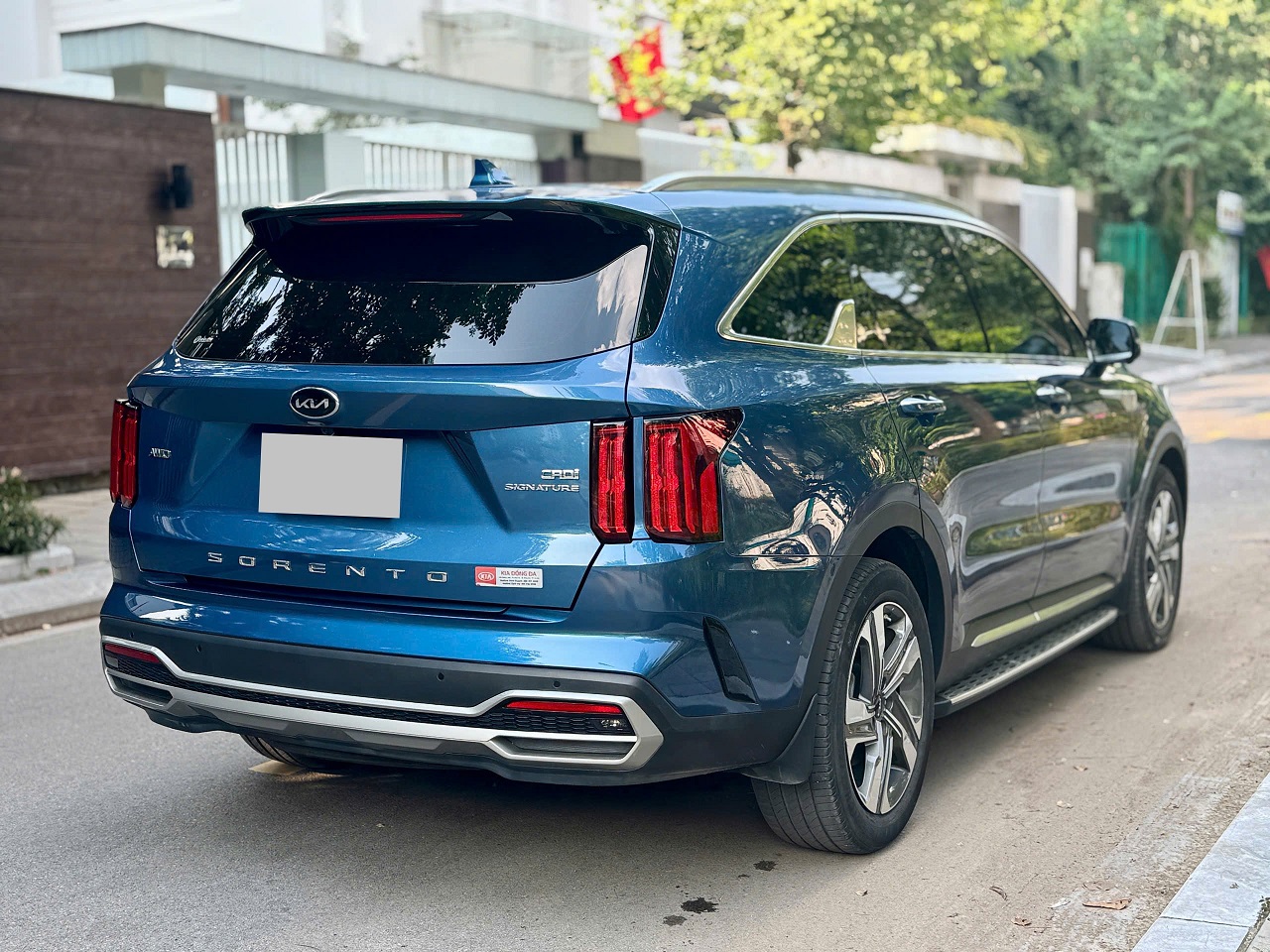 Kia Sorento 2.2AT Signature Diesel 2021 màu xanh (đã bán)
