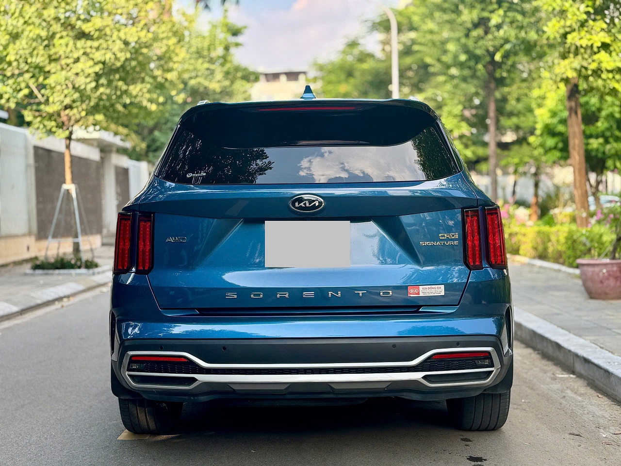 Kia Sorento 2.2AT Signature Diesel 2021 màu xanh (đã bán)