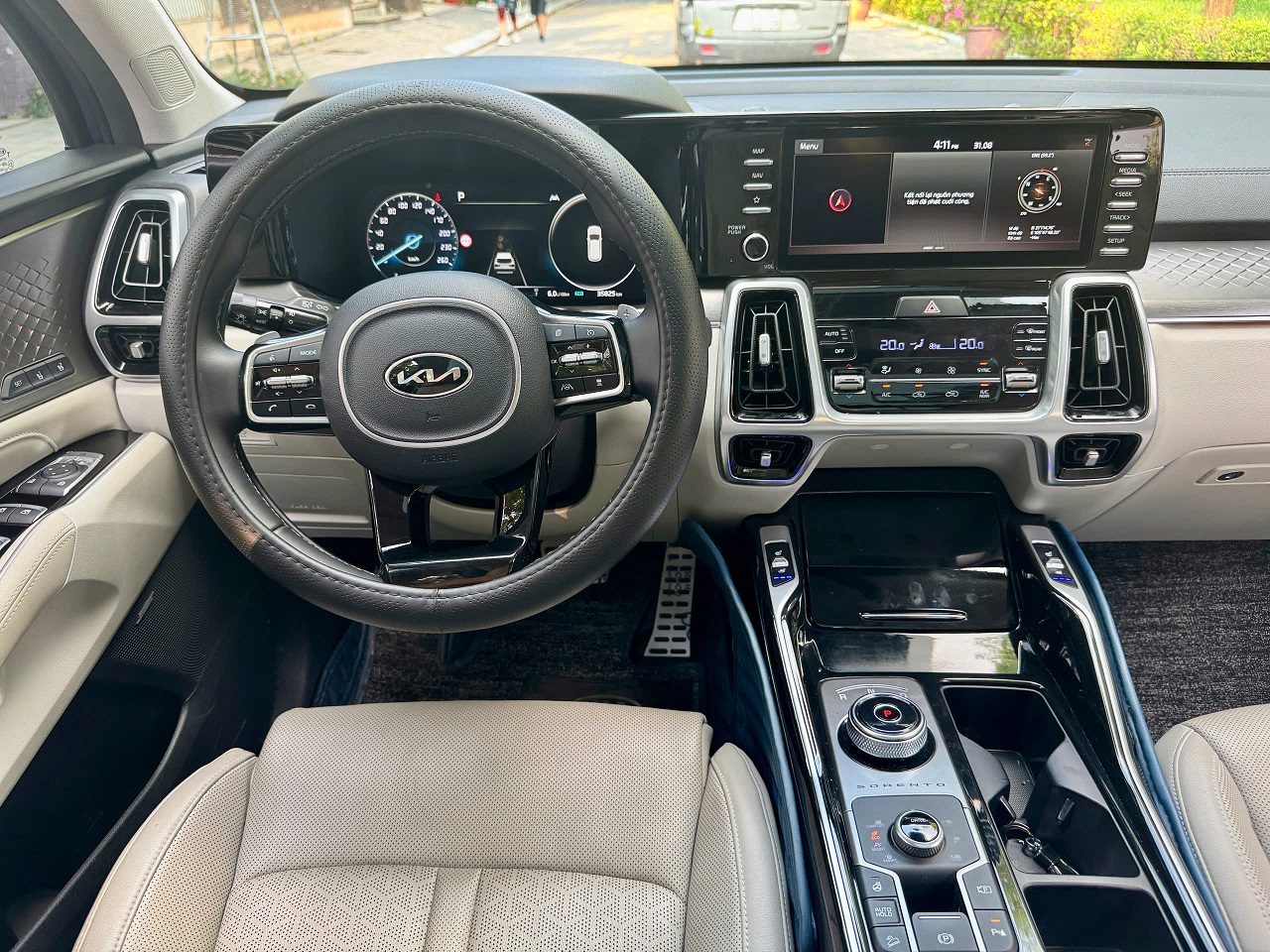 Kia Sorento 2.2AT Signature Diesel 2021 màu xanh (đã bán)