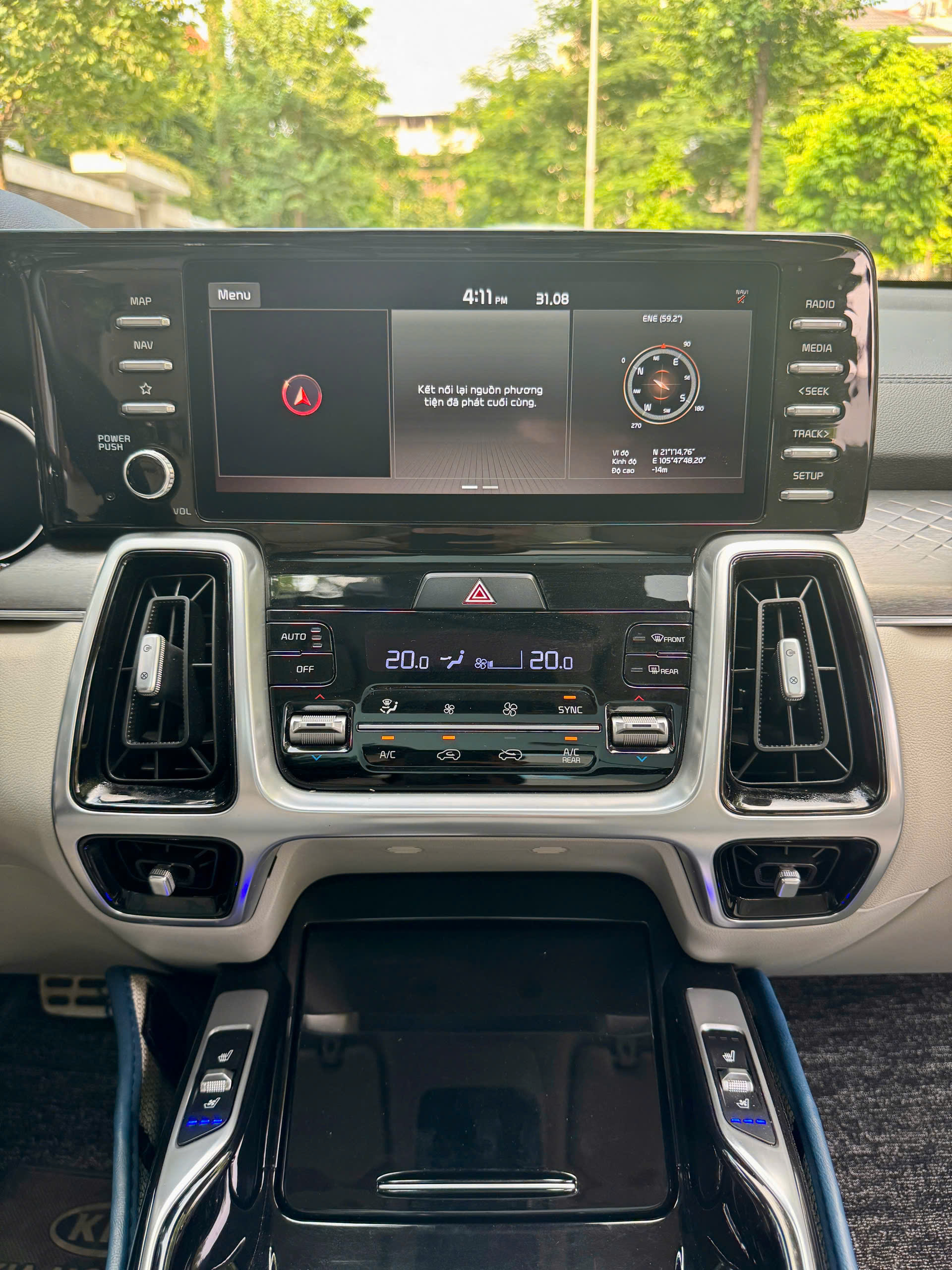 Kia Sorento 2.2AT Signature Diesel 2021 màu xanh (đã bán)