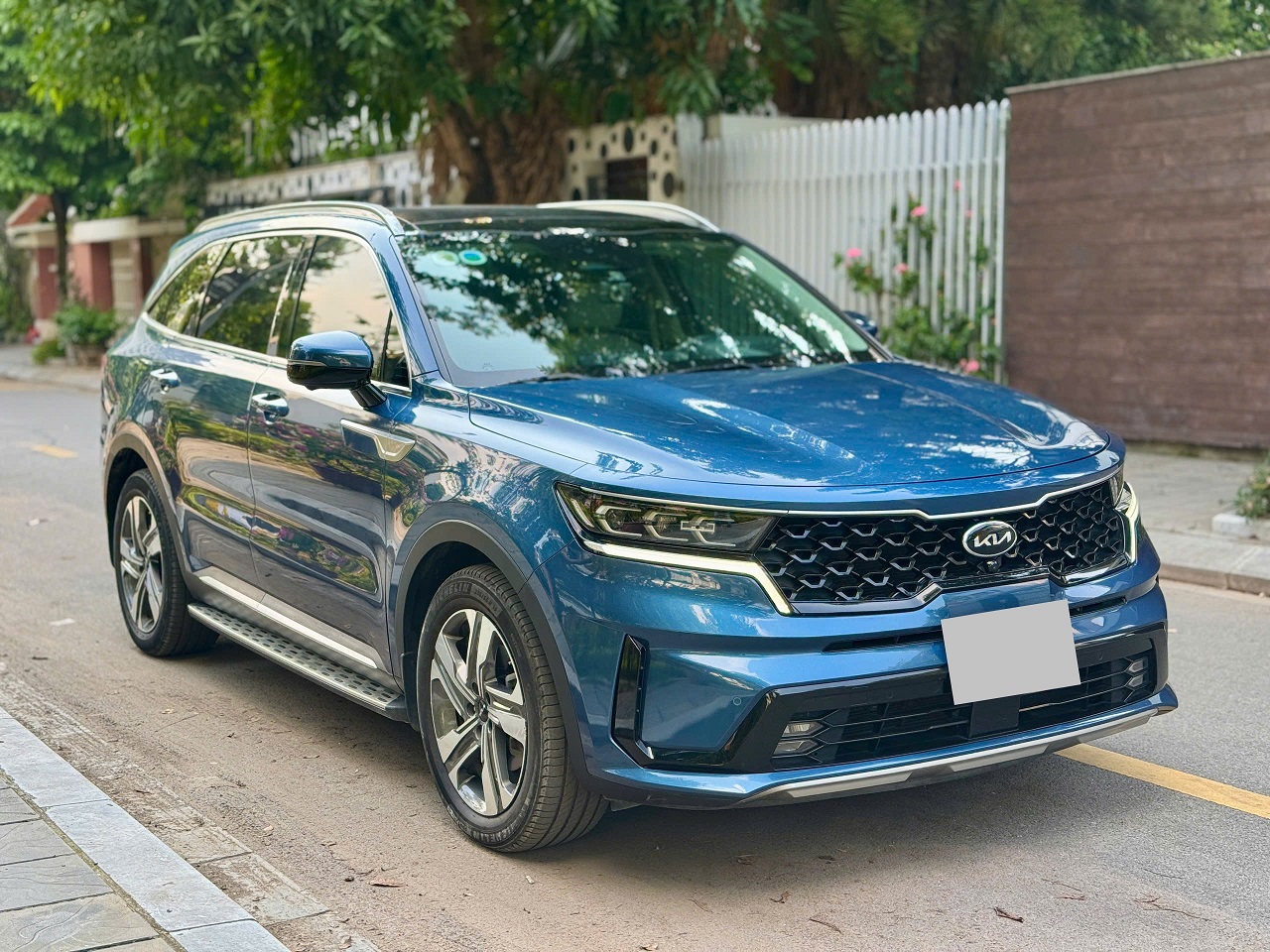 Kia Sorento 2.2AT Signature Diesel 2021 màu xanh (đã bán)