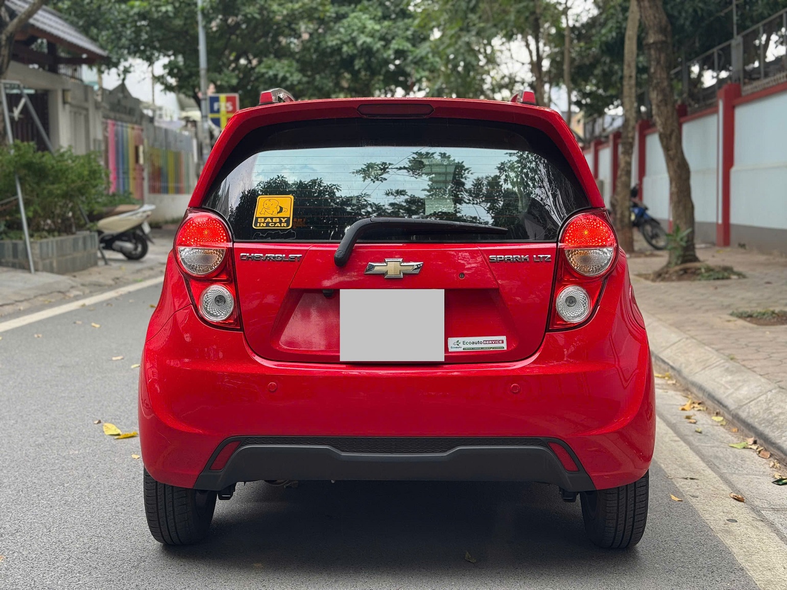 Chervolet Spark 1.0AT LTZ 2015 màu đỏ