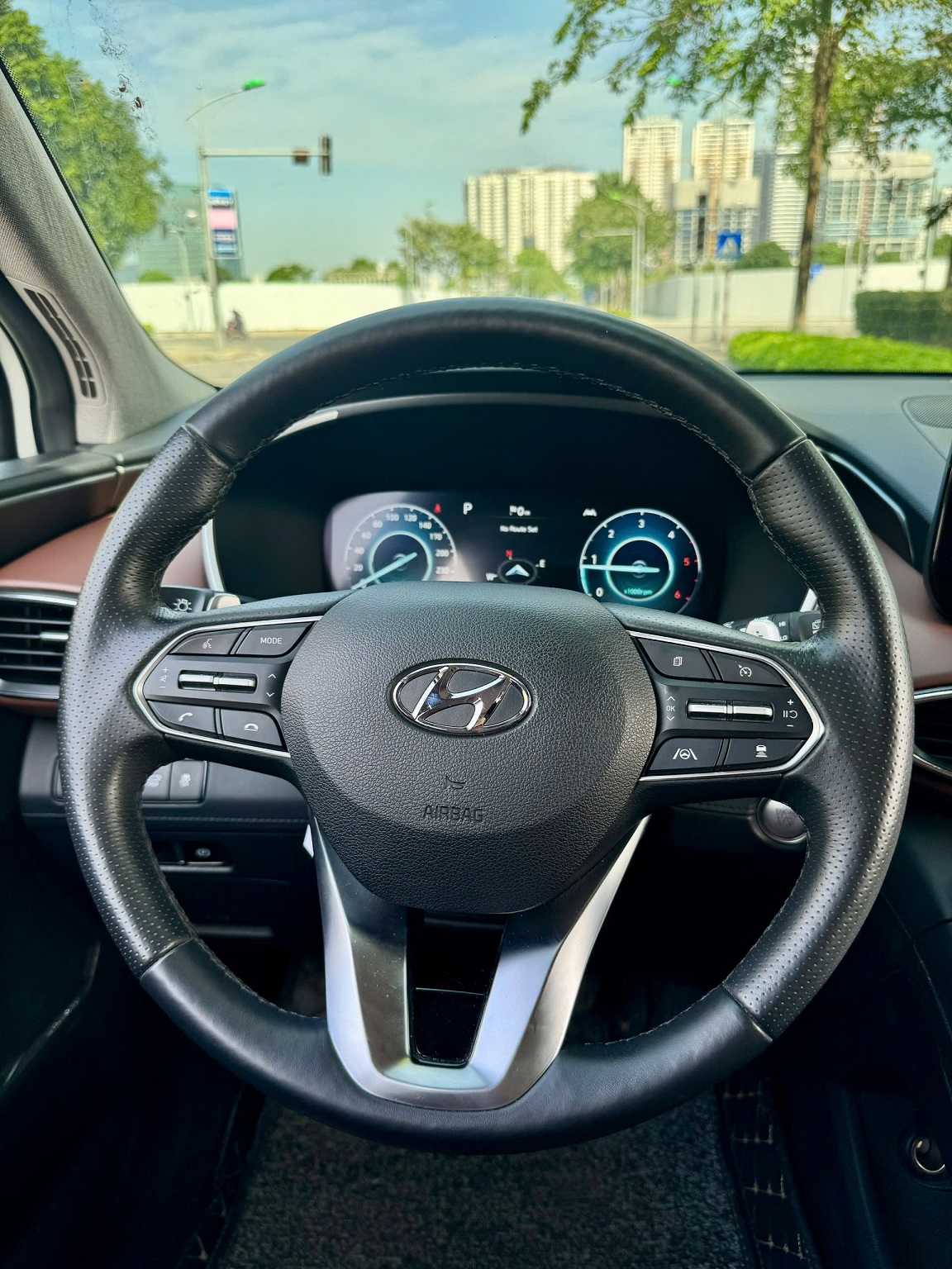 Hyundai Santafe Cao cấp 2.2L HTRAC full dầu 2022