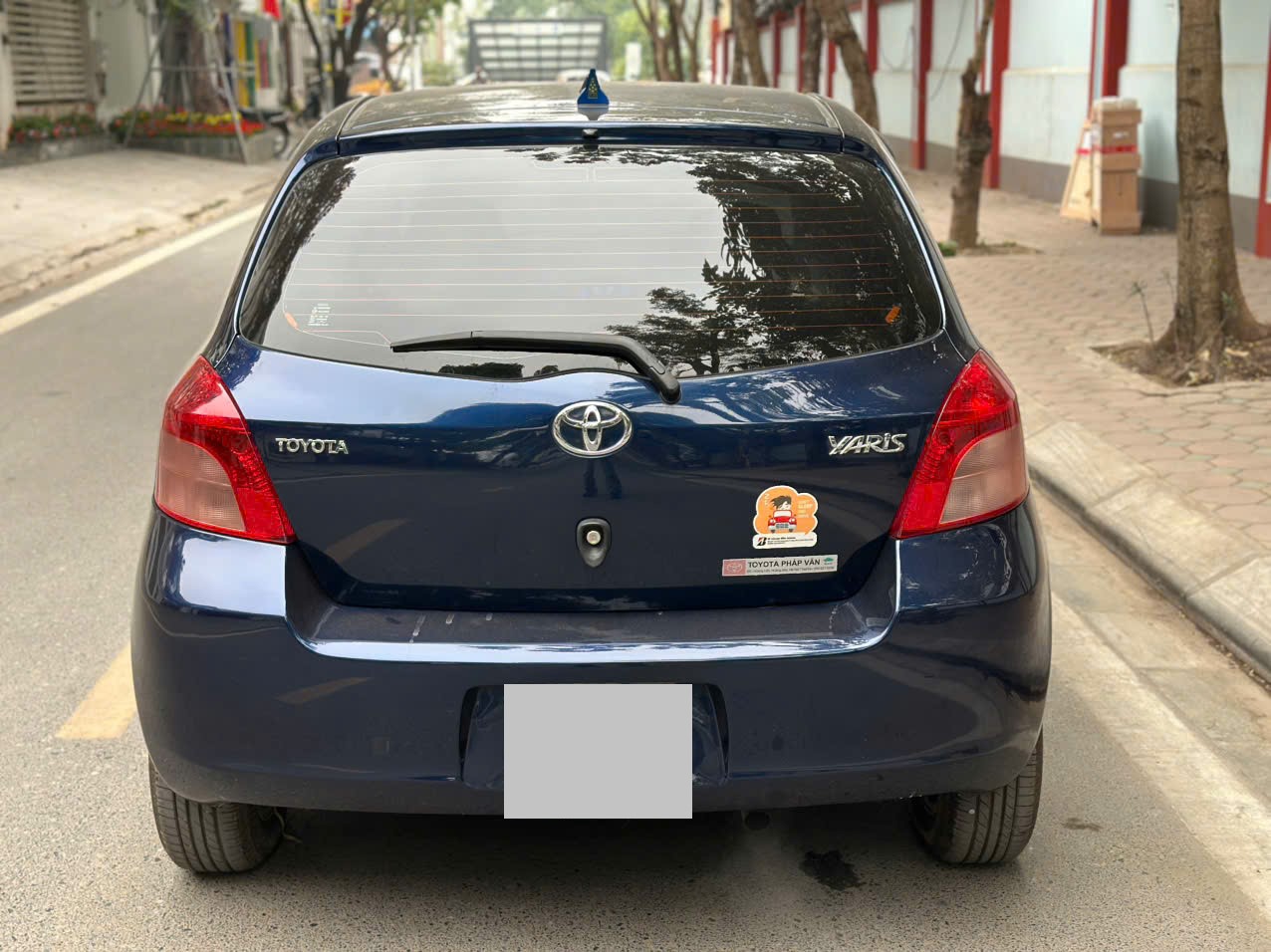 Toyota Yaris 1.3AT Nhật Bản 2007 màu xanh