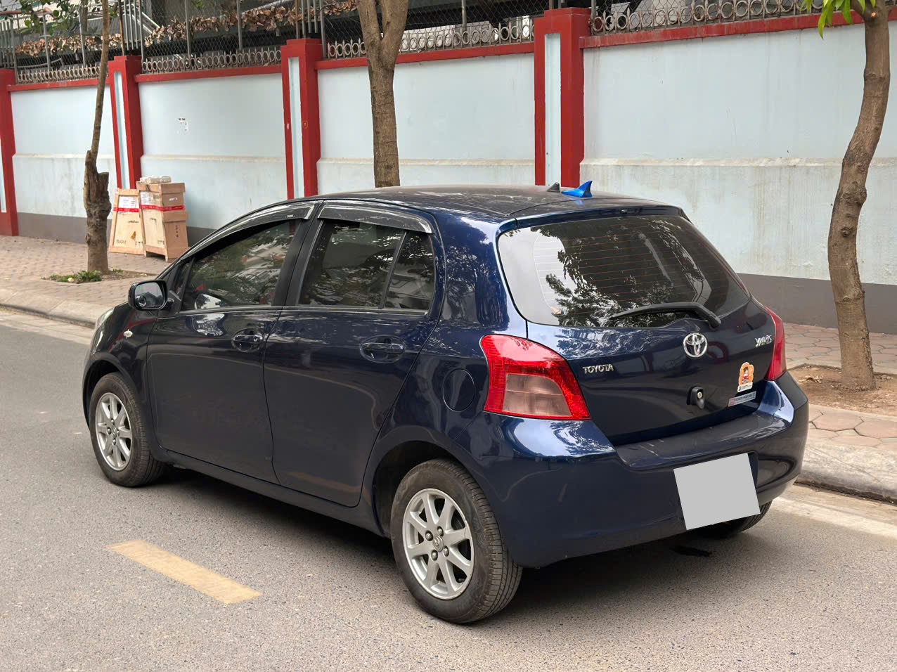 Toyota Yaris 1.3AT Nhật Bản 2007 màu xanh