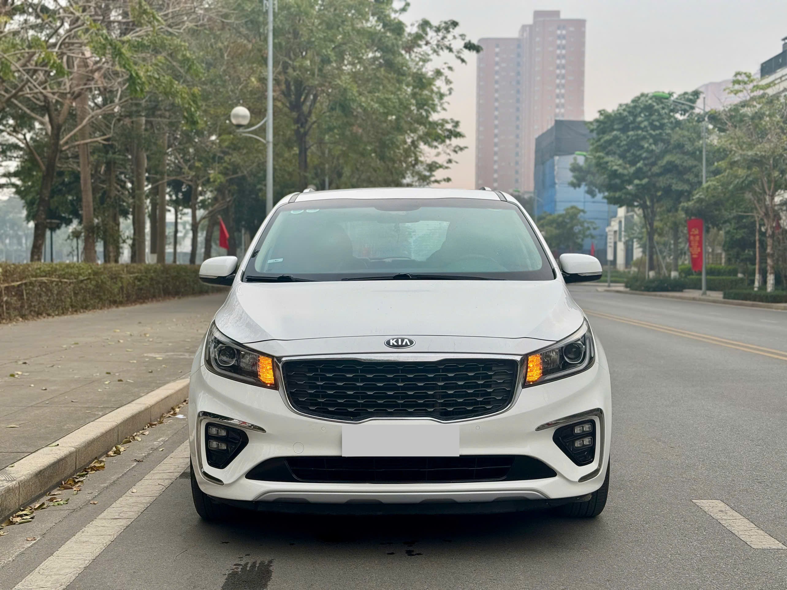 Kia Sedona 2.2 DAT 2019 màu trắng