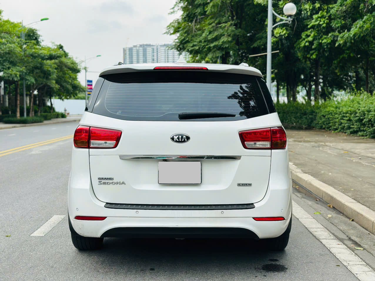 Kia Sedona 2.2 DAT 2018 màu trắng