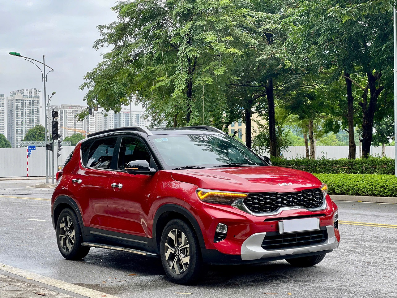 Kia Sonet 1.5 AT Premium 2023 đỏ
