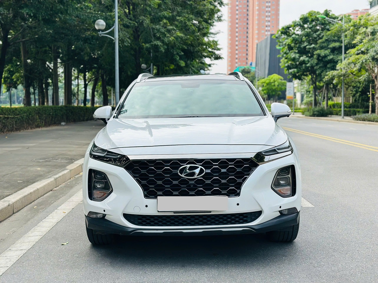 Hyundai Santafe 2.2D Premium 2020 màu trắng