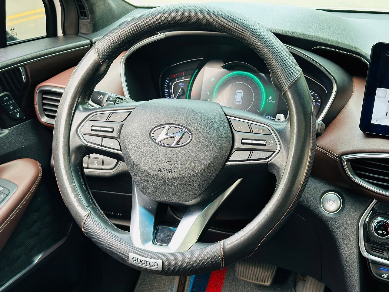 Hyundai Santafe 2.2D Premium 2020 màu trắng