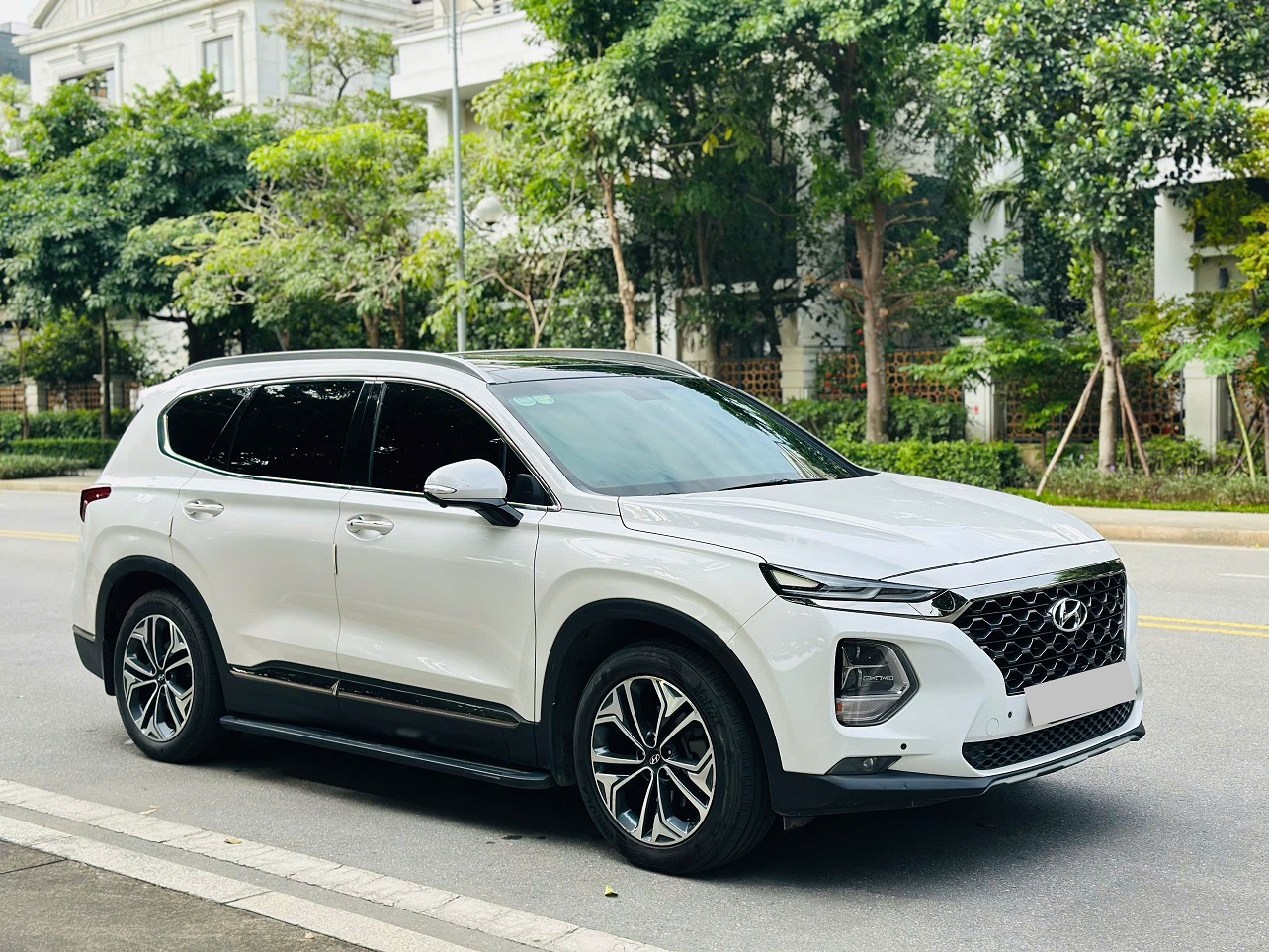 Hyundai Santafe 2.2D Premium 2020 màu trắng