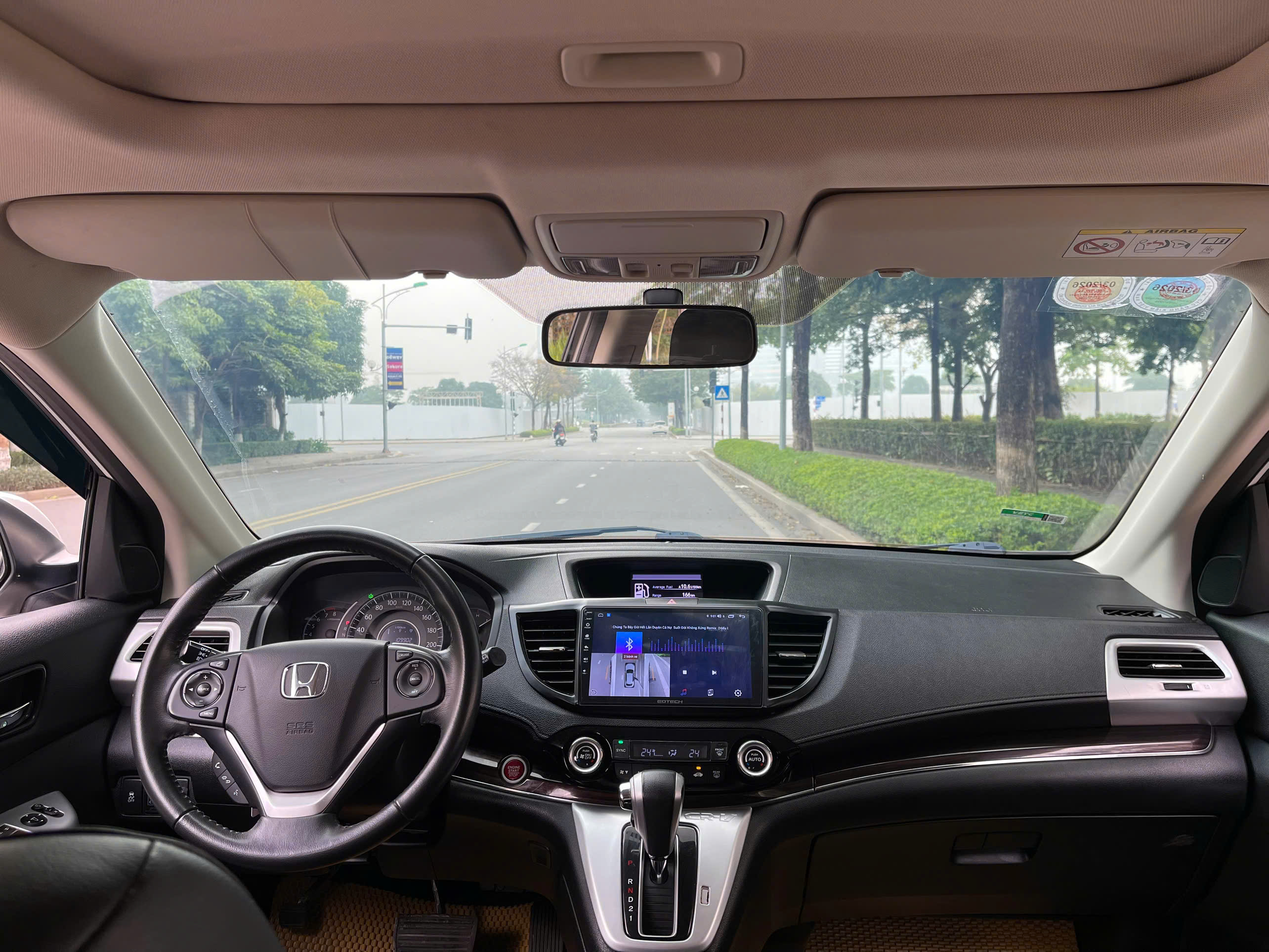 HONDA CRV 2.4AT - 2016 màu trắng