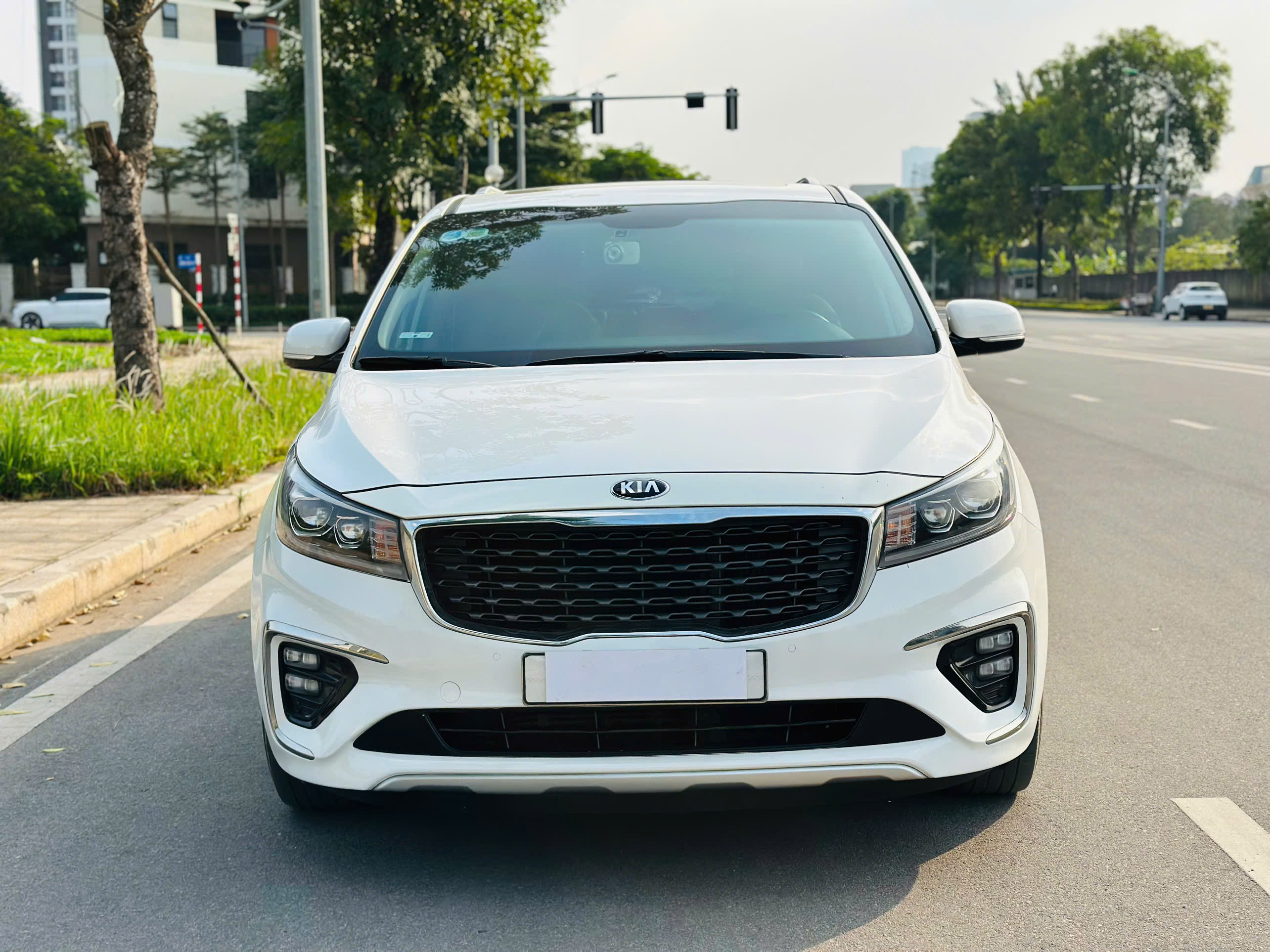 Kia Sedona 2.2 DAT Luxury 2020 màu trắng