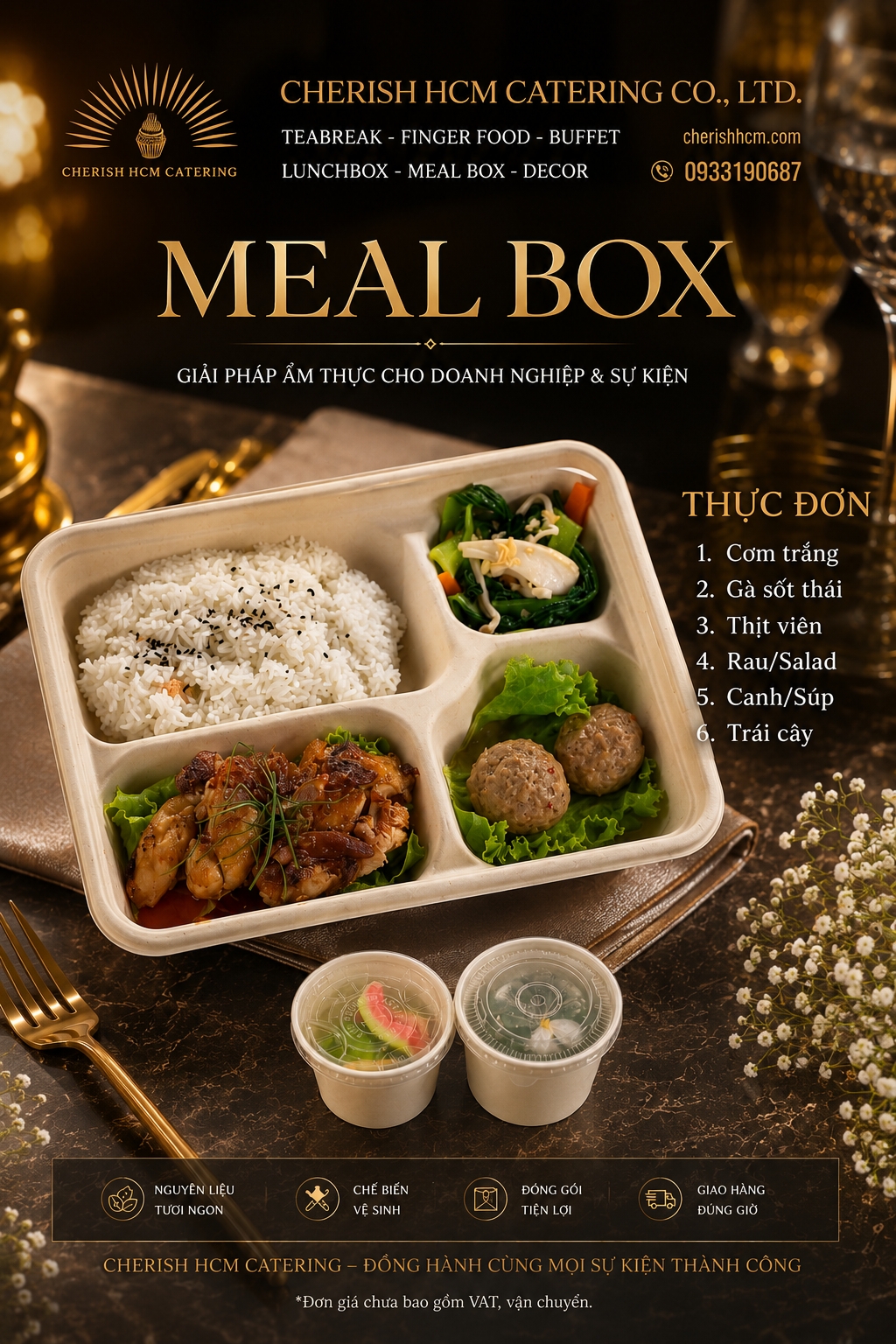 28726 Cơm Gà sốt thái, thịt viên