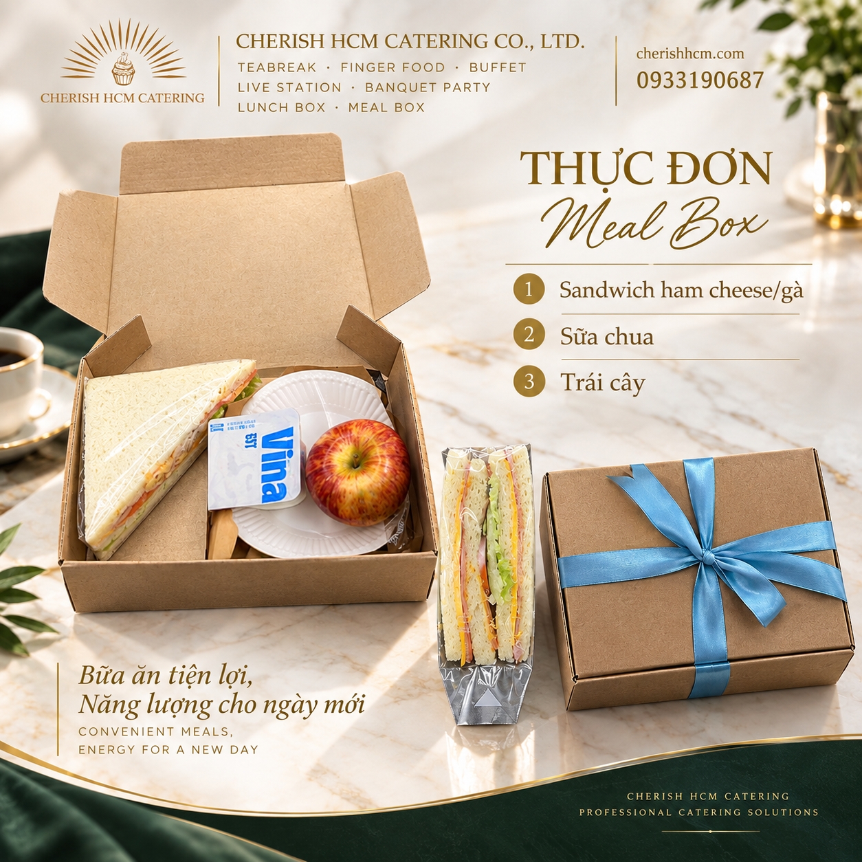 021026 Sandwich, Sữa chua, Trái cây