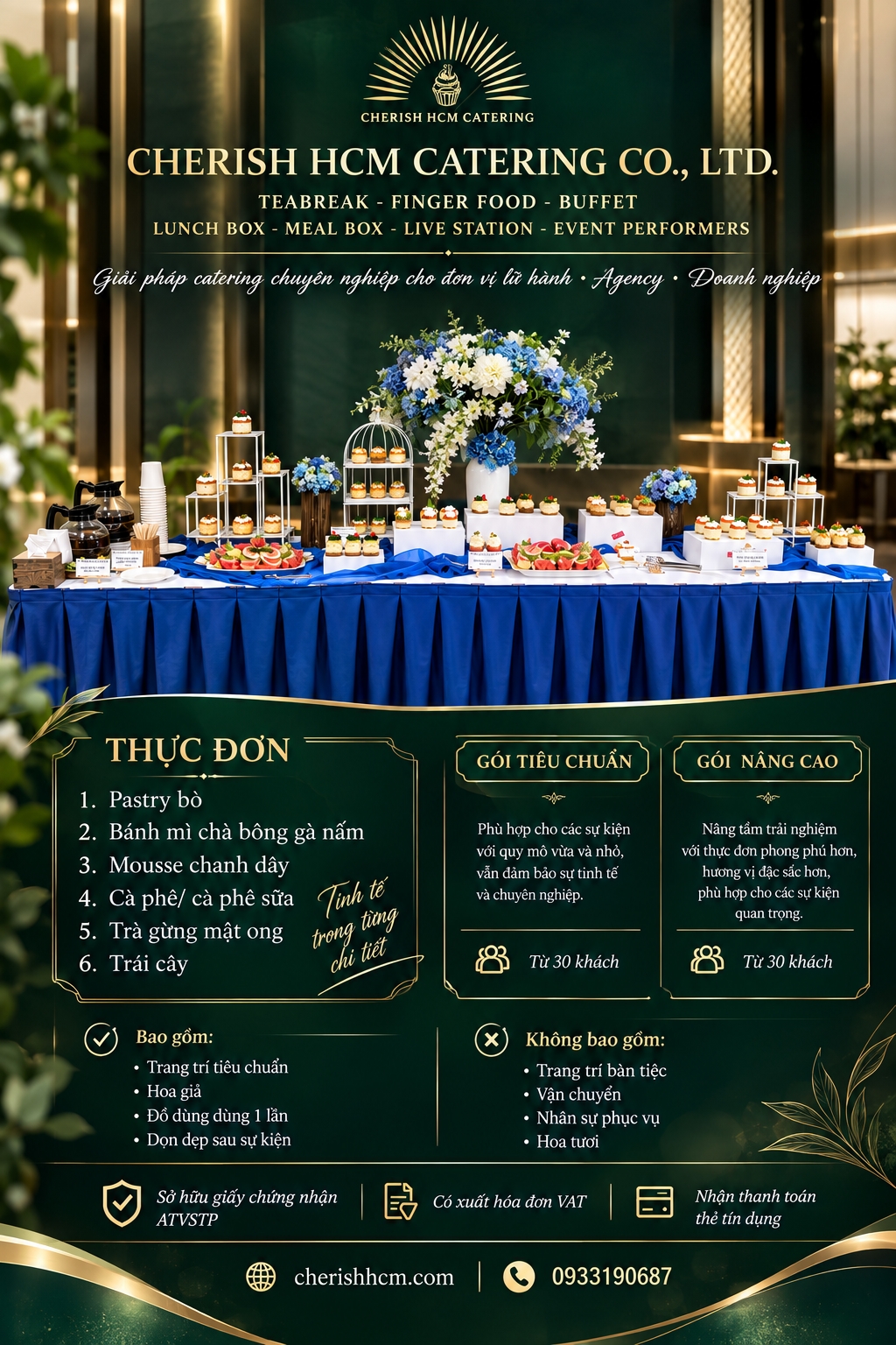 07926 Tiệc Teabreak Connect - Phù hợp từ 30 khách