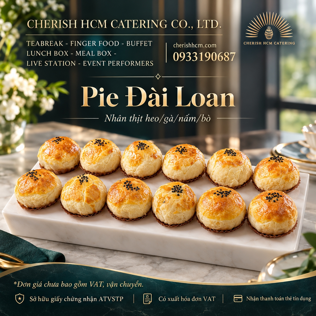 08926 Set 10 bánh pie Đài Loan