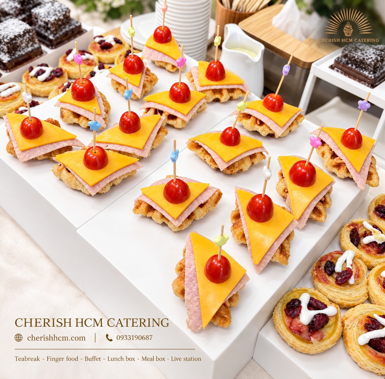 Set 10 Croffle ham cheese/ Ham cheese croffle