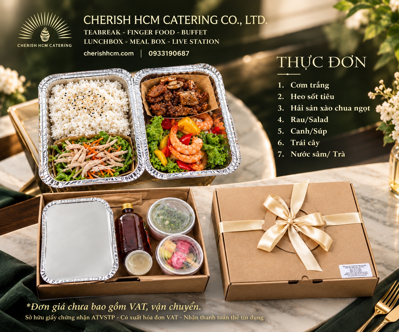 18926 Cơm hải sản xào chua ngọt, heo sốt tiêu