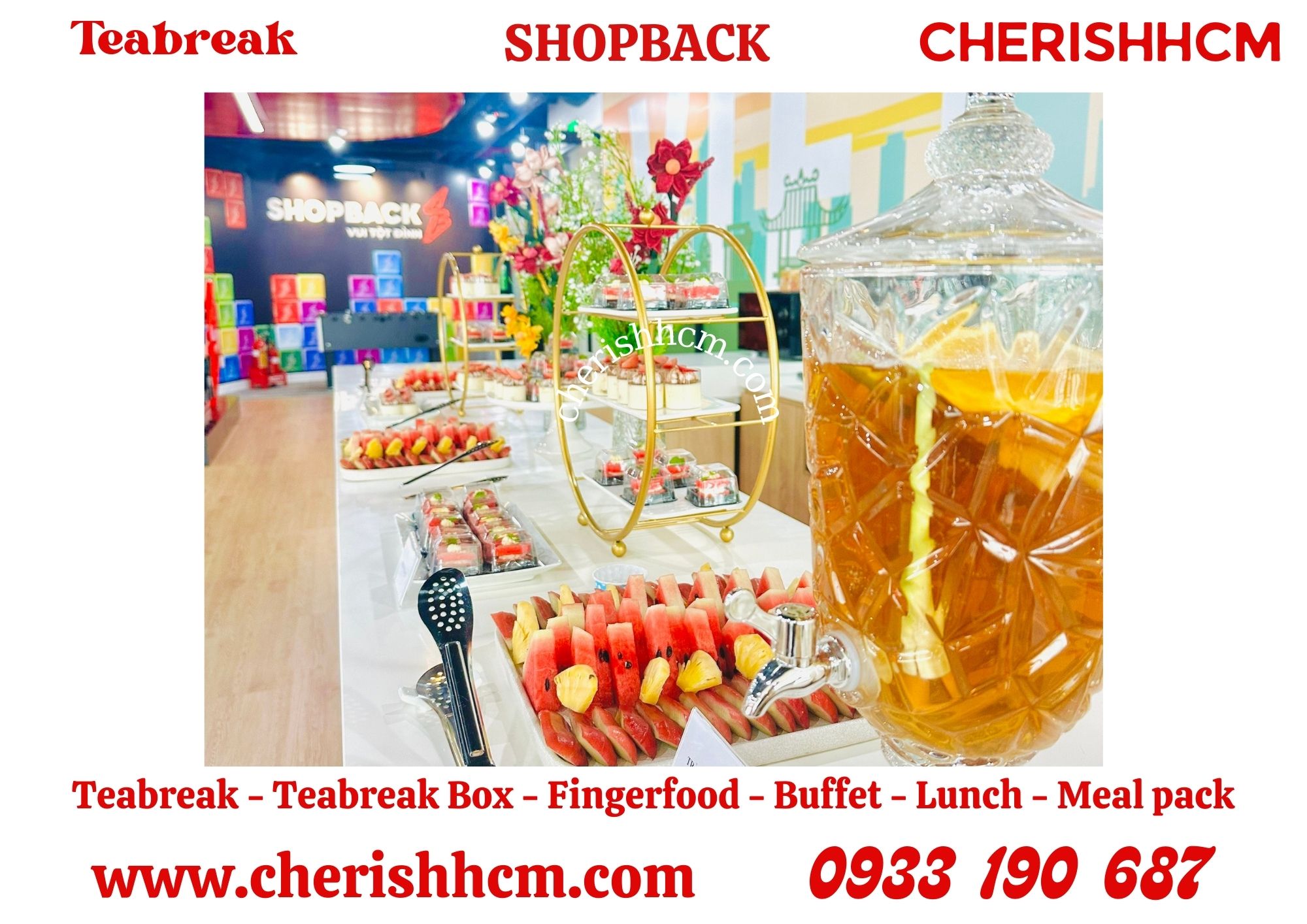 Shopback - Tiệc teabreak