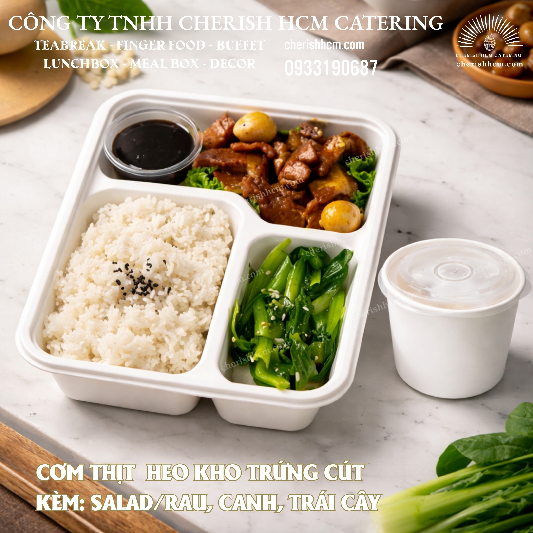 24824 Cơm Thịt heo kho trứng cút