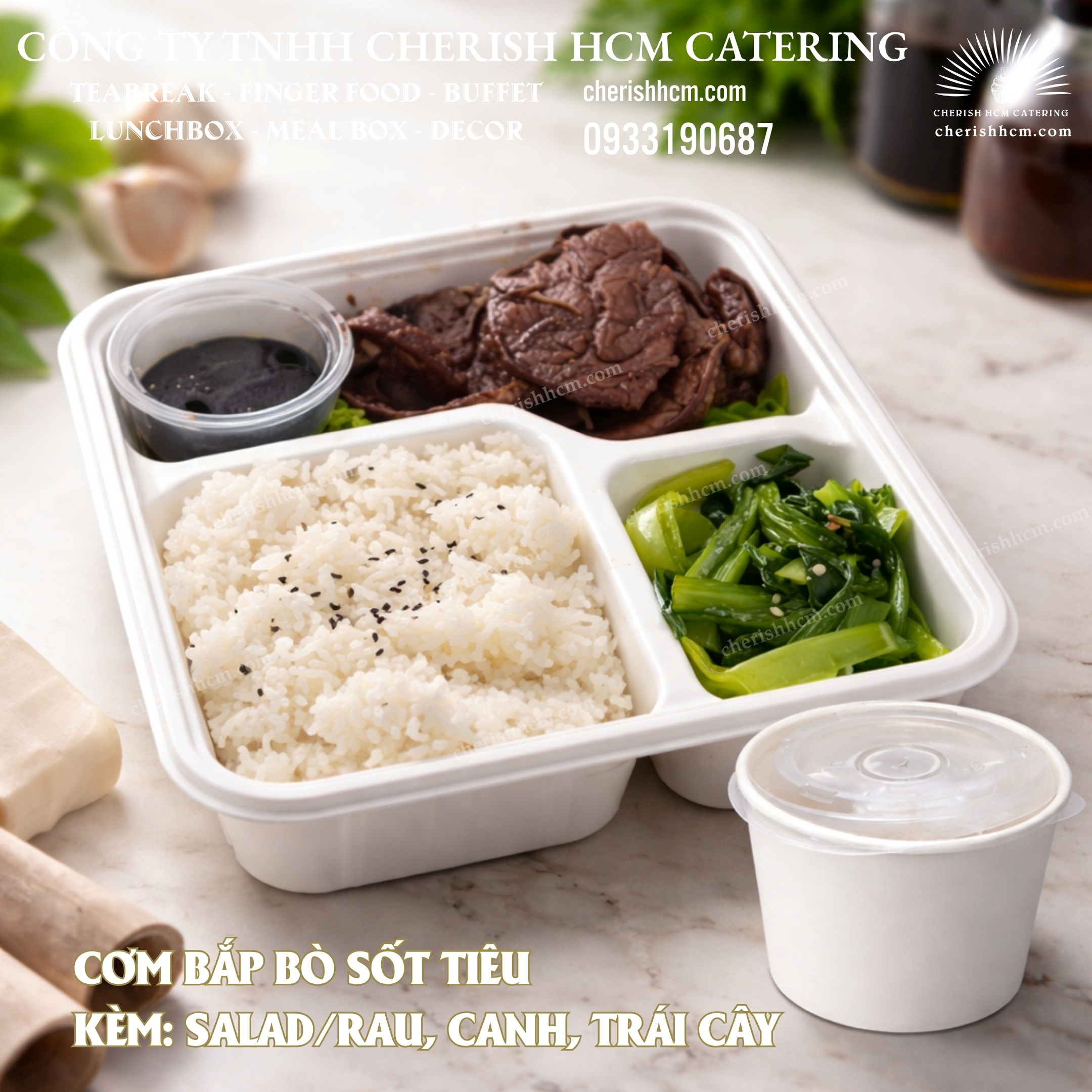 24824 Cơm Bắp bò sốt tiêu