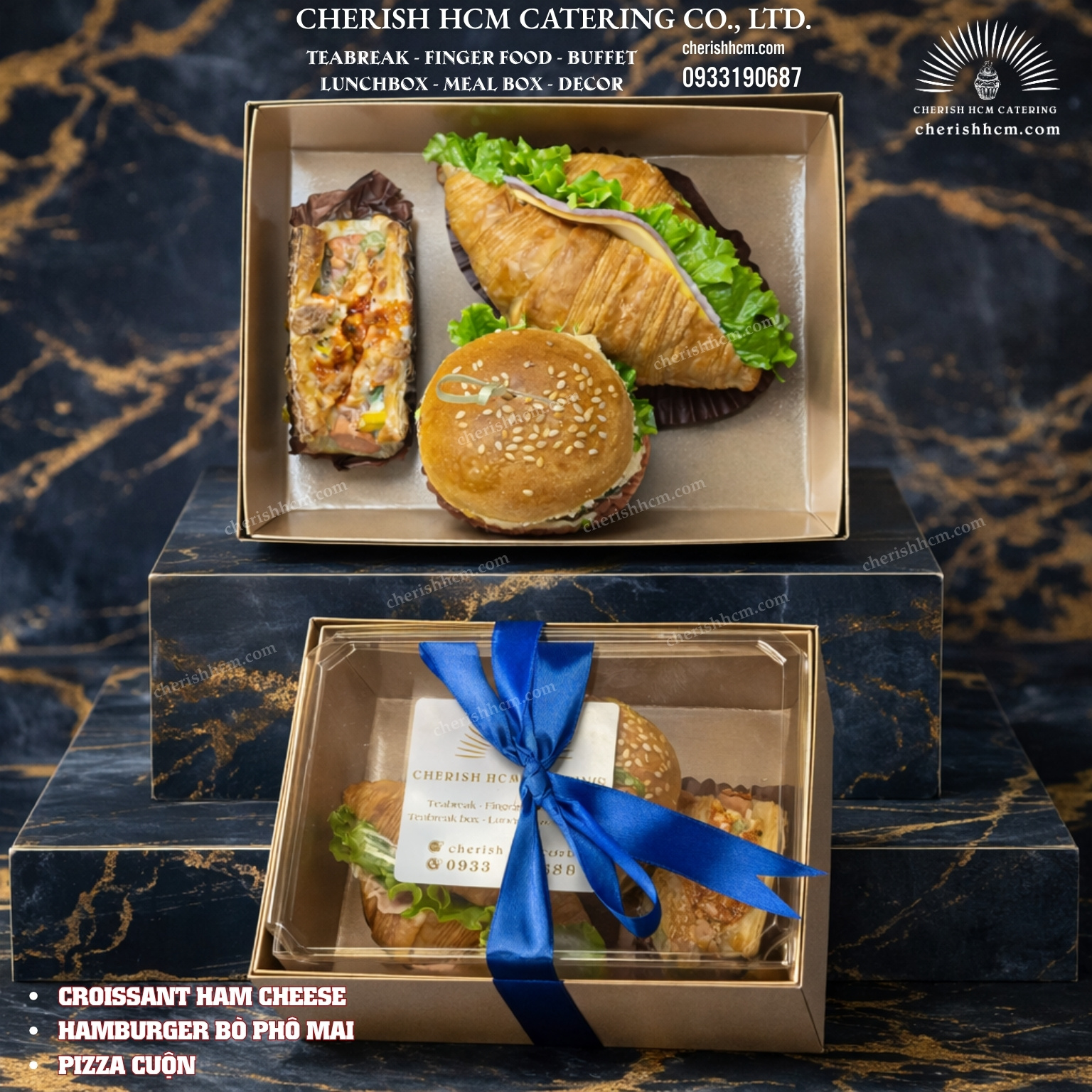 101225 Teabreak Box Ấm áp 3 bánh mặn