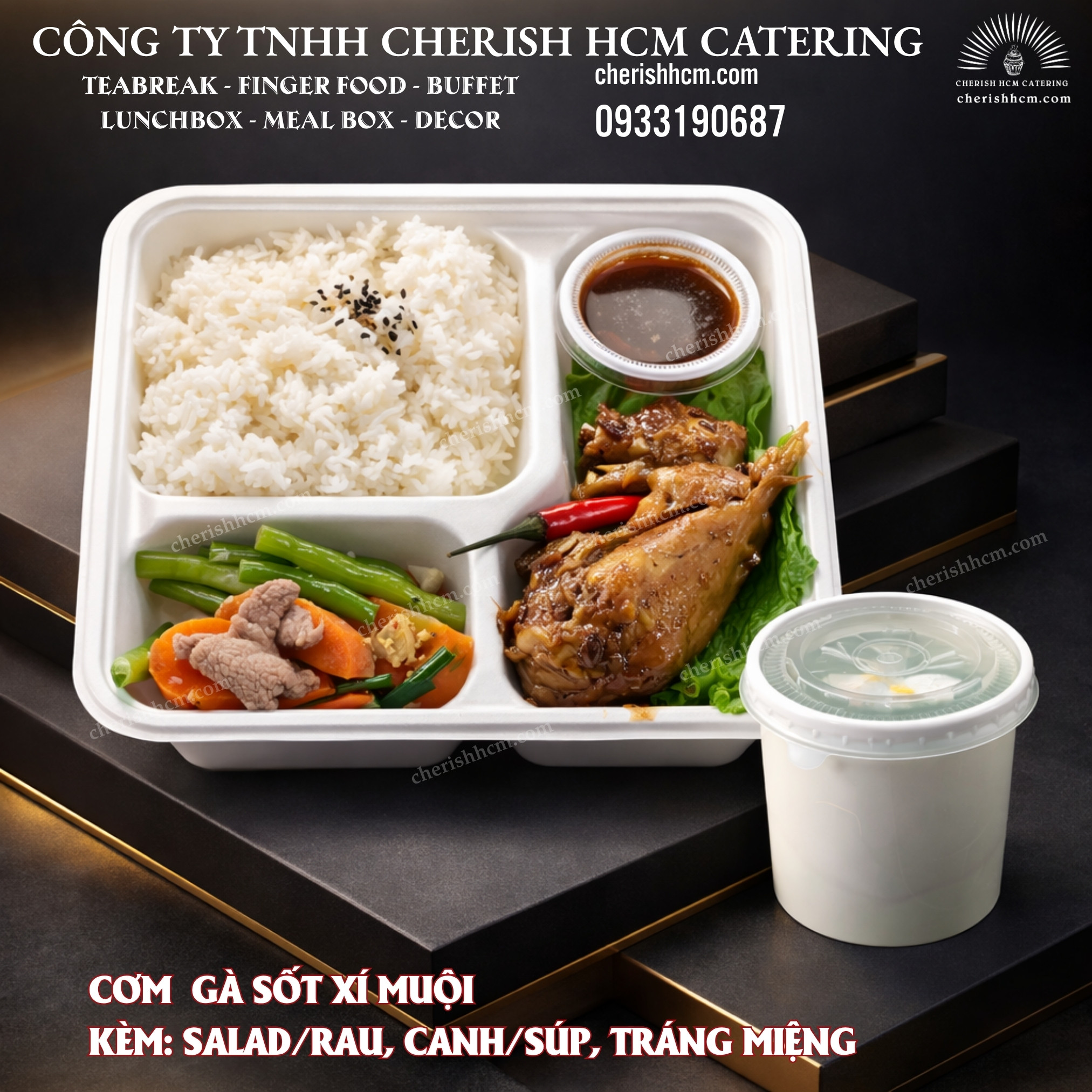 14426 Cơm Gà sốt xí muội/ Rice with Chicken in Plum Sauce