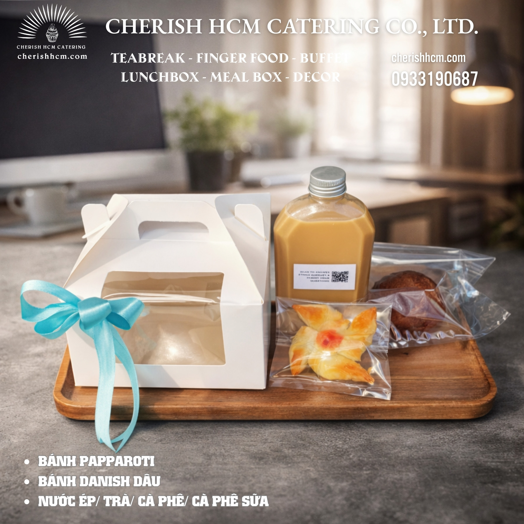 241024 Teabreak box Lively 2 bánh, Cà phê/ cà phê sữa