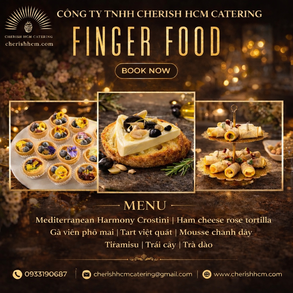 Tiệc Finger food - Refreshing