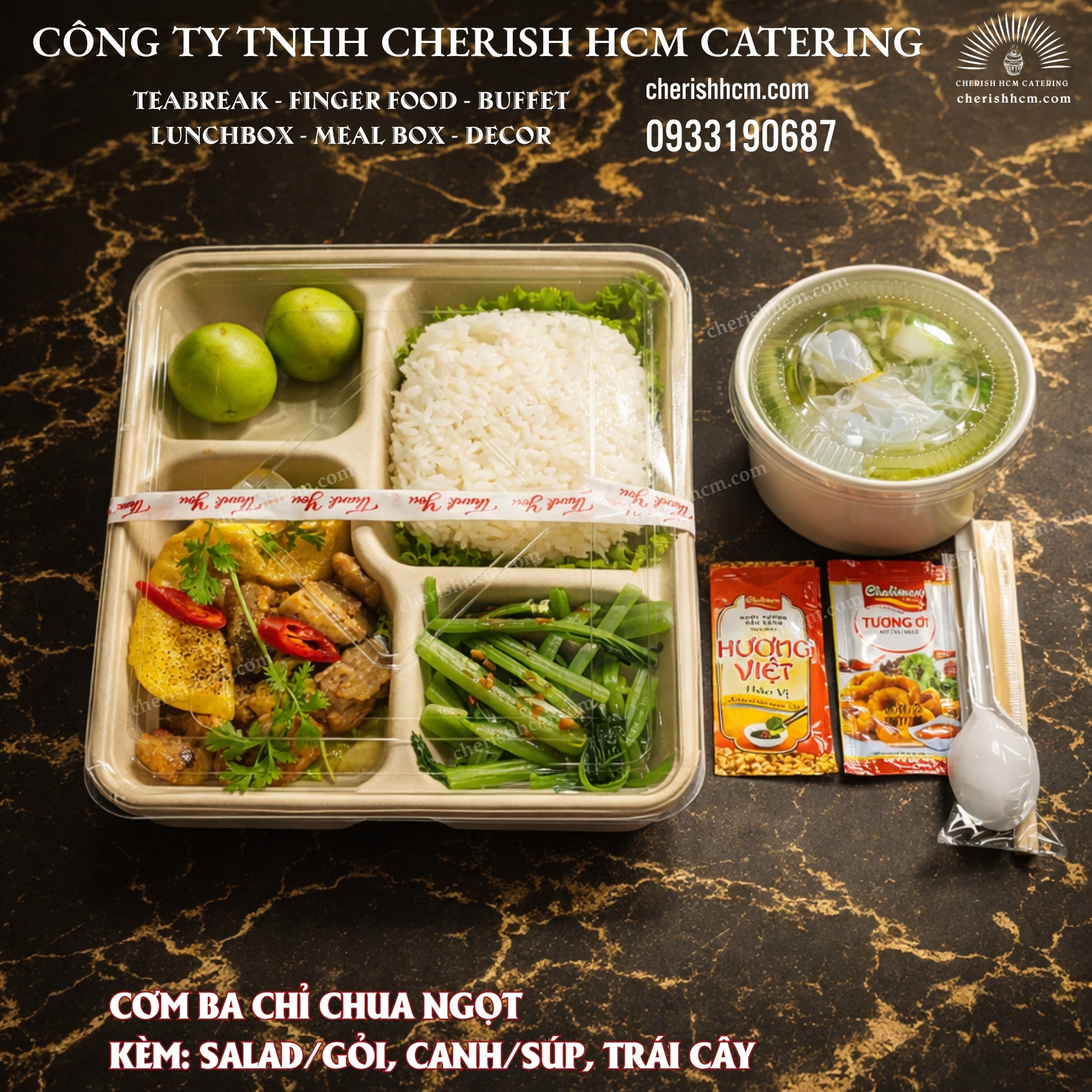 15525  Cơm ba chỉ chua ngọt