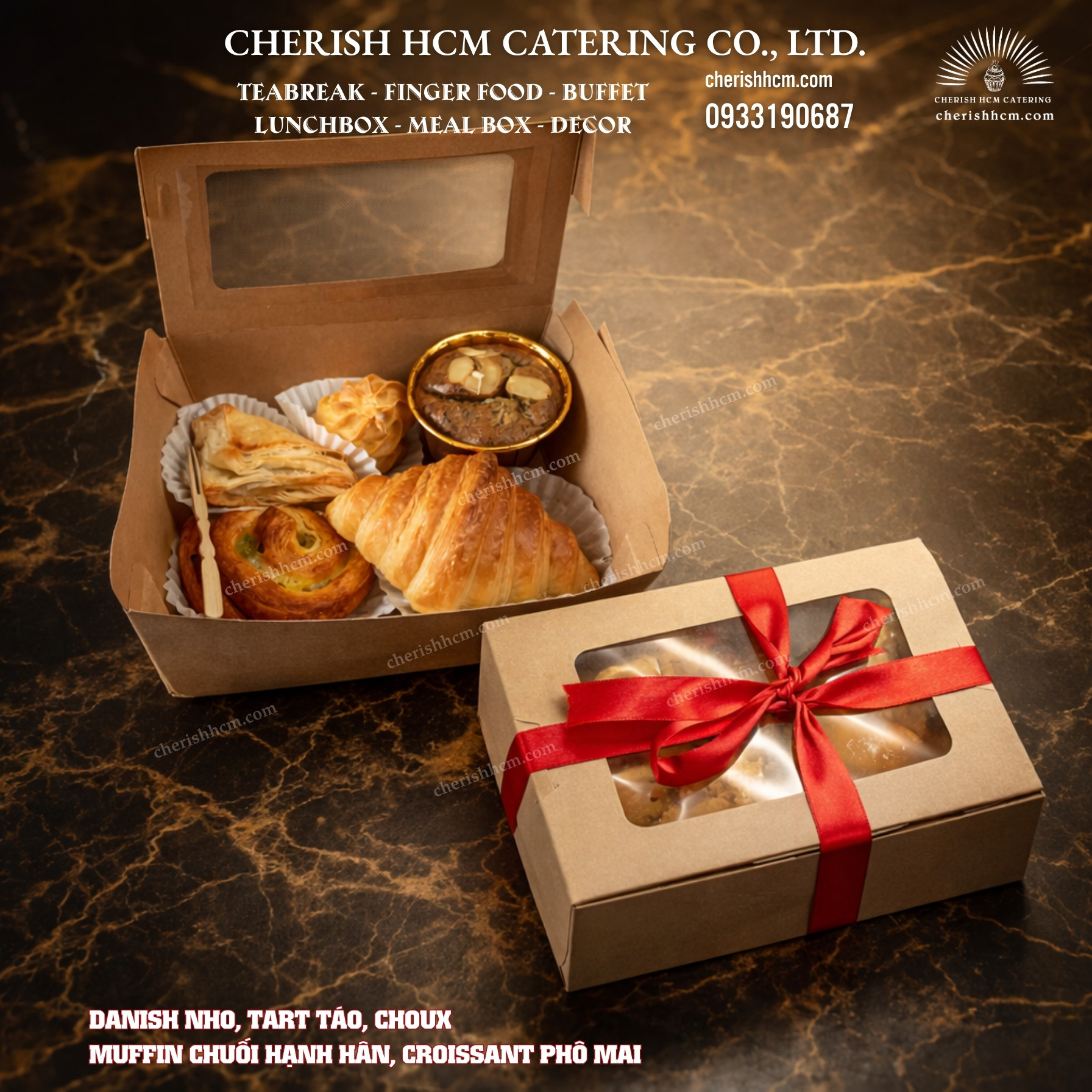 26624 Teabreak box- Lavish Box 5 loại bánh ngọt