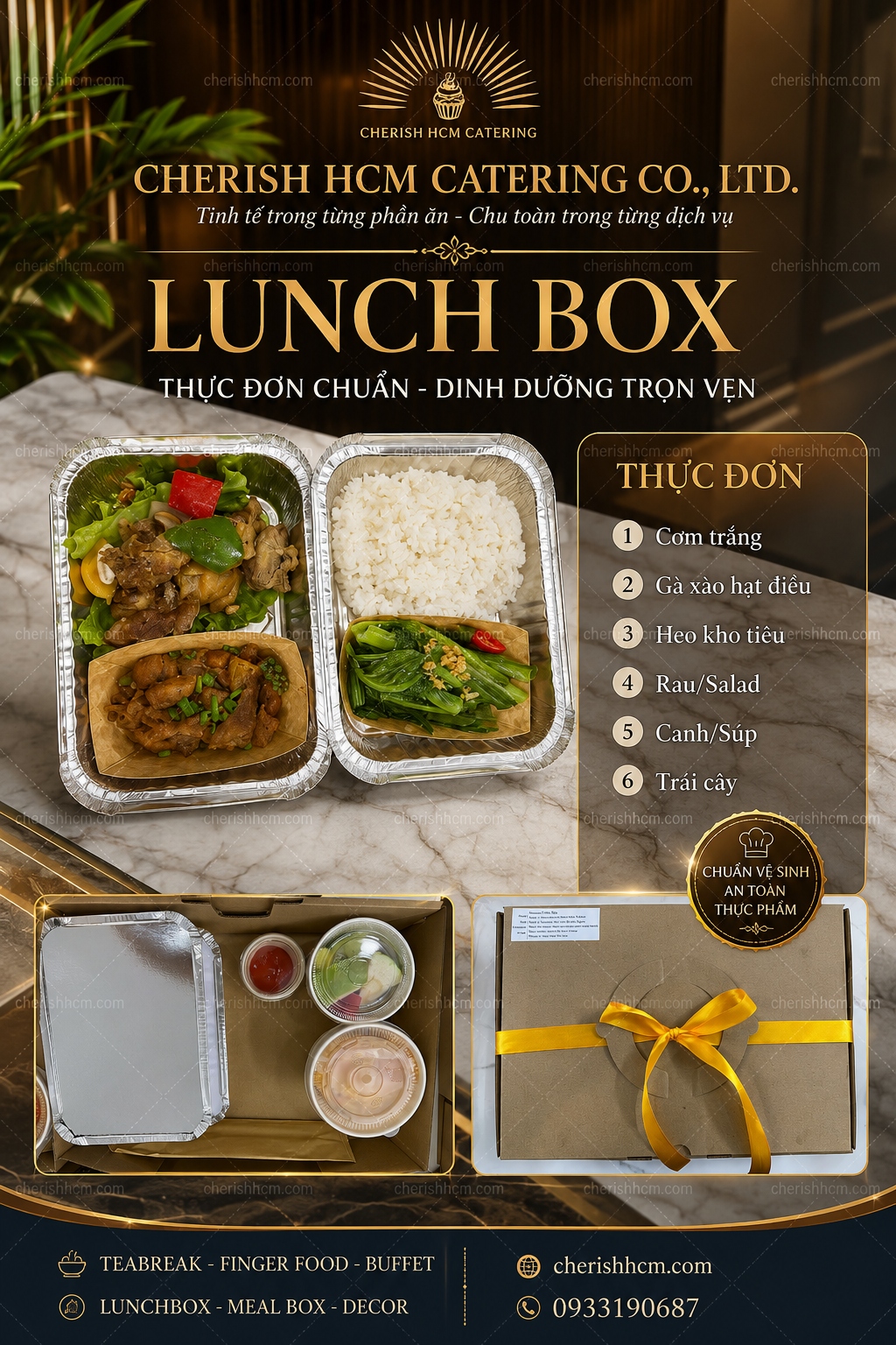 15526 Cơm Gà xào hạt điều, heo kho tiêu