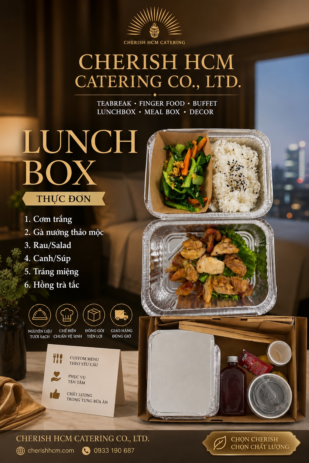 02726 Cơm Gà nướng thảo mộc