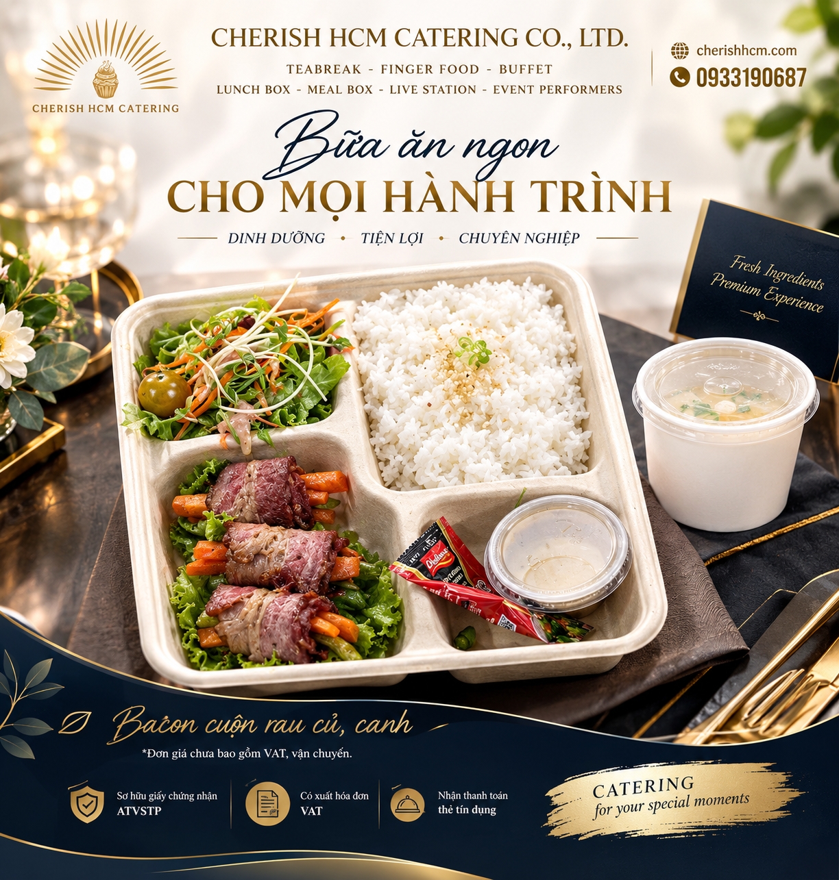 16926 Cơm Bacon cuộn rau củ