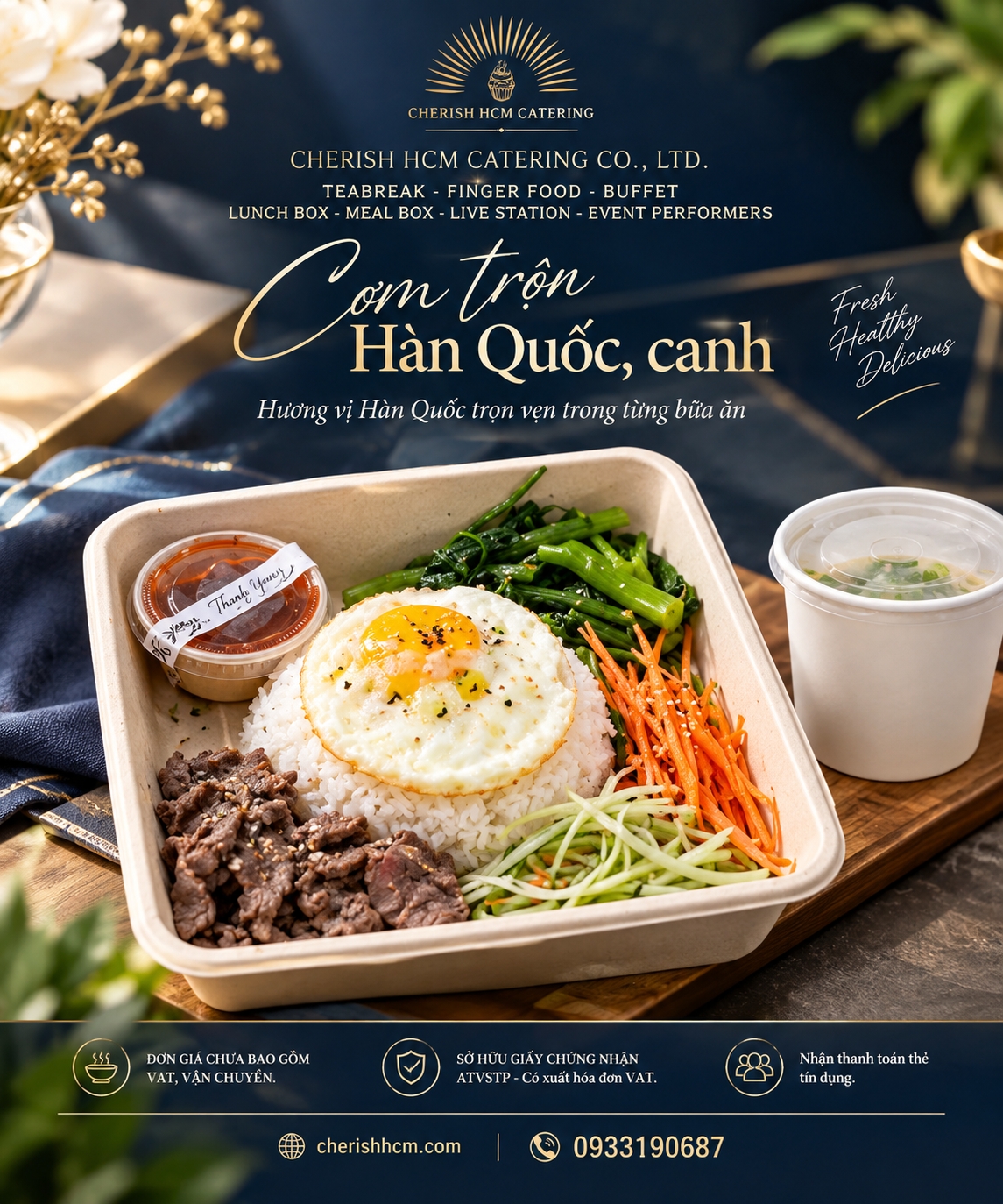 16926 Lunch box- Bibimbap bò