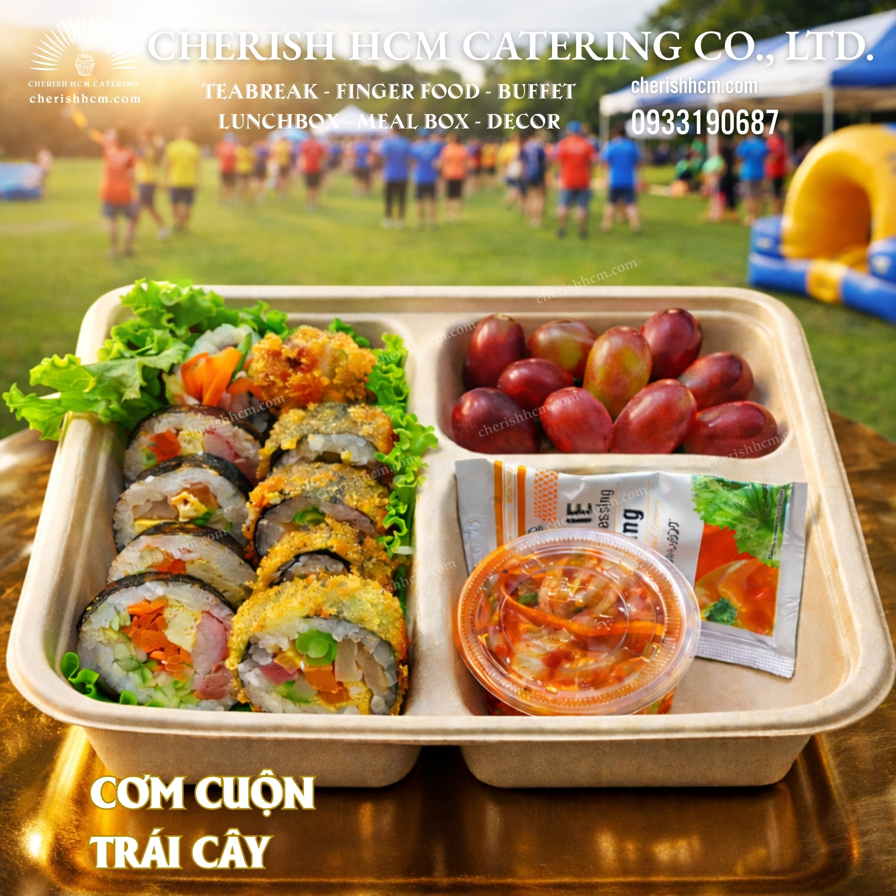 12326 Box Cơm cuộn, Trái cây