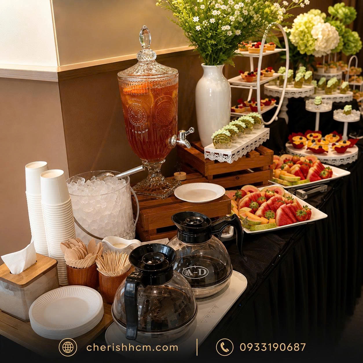 Dĩa giấy, nĩa gỗ, muỗng gỗ, ly giấy