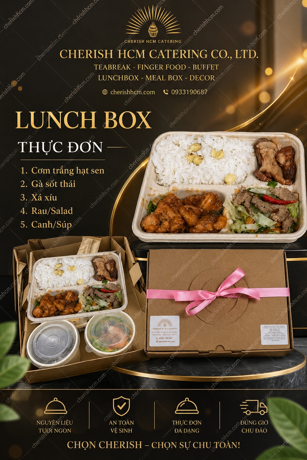 18725 Cơm Gà sốt thái, Xá xíu