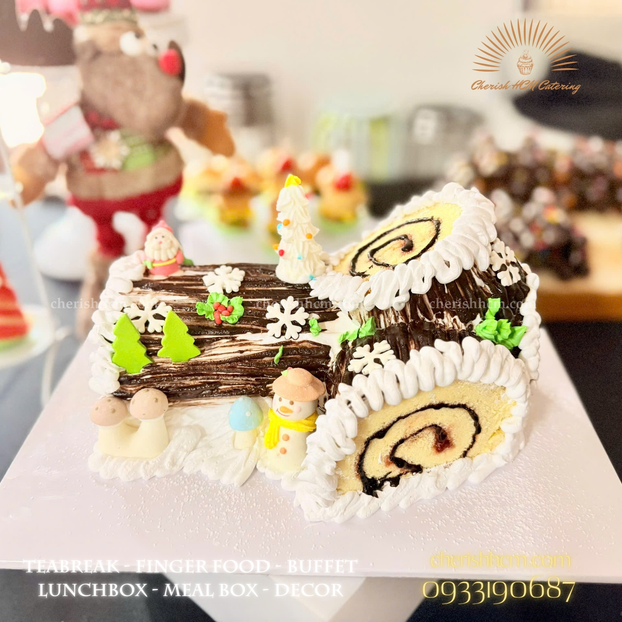 Buche de Noel size 25cm